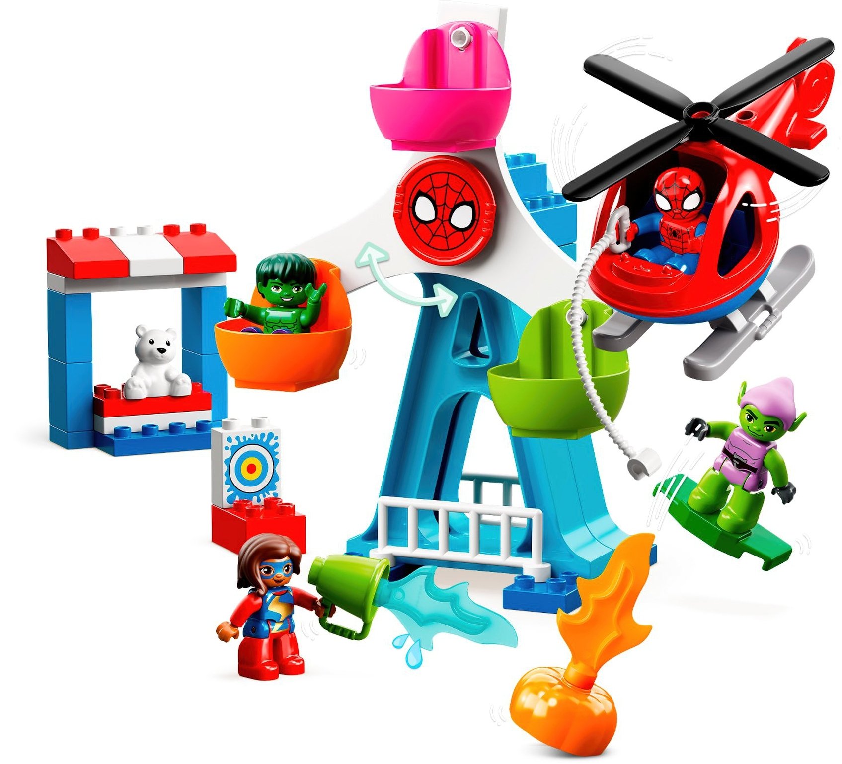 LEGO 10963 DUPLO Super Heroes Людина-павук та друзі: Пригоди на ярмаркуфото2