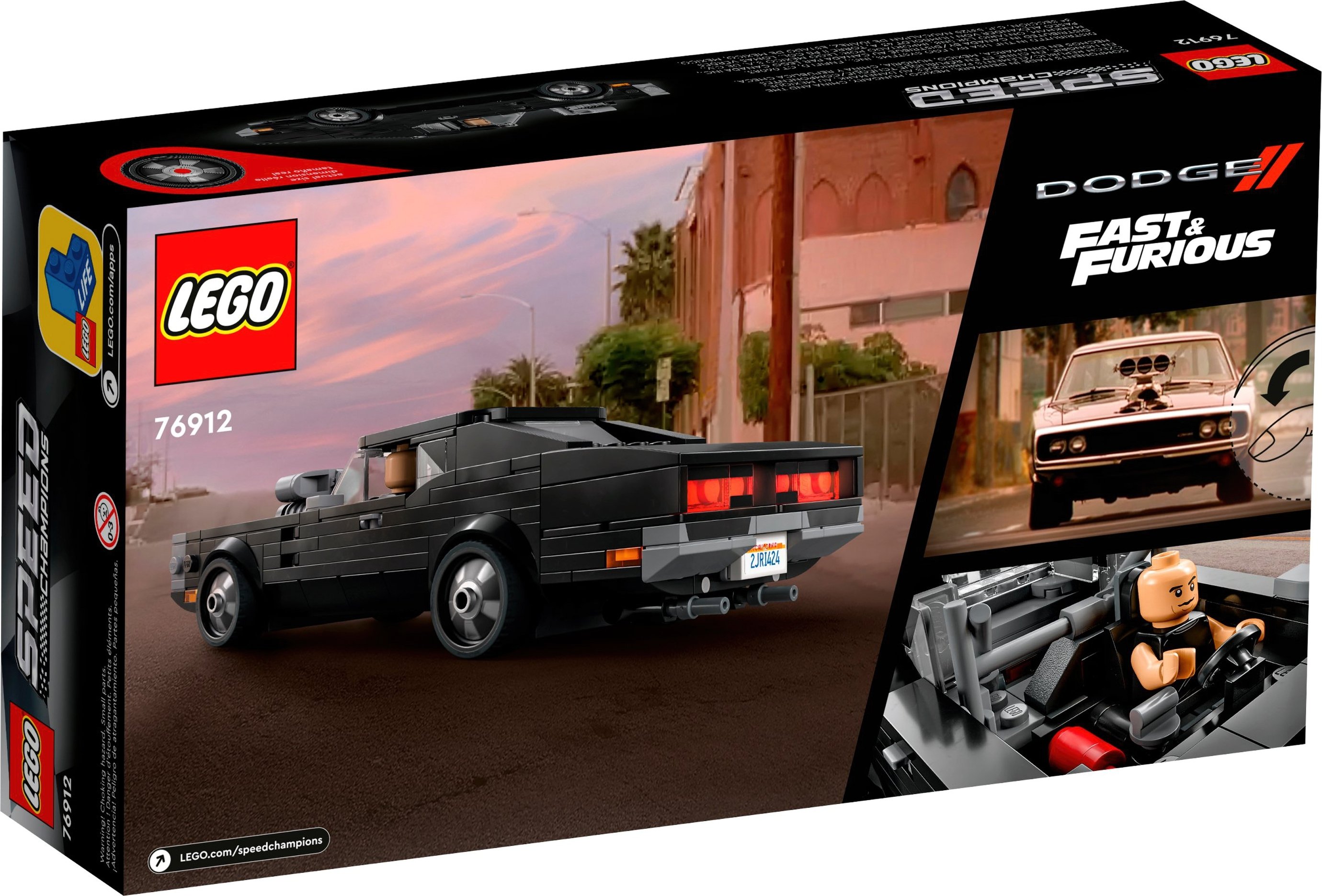 LEGO 76912 Speed Champions Fast & Furious 1970 Dodge Charger R/Tфото10