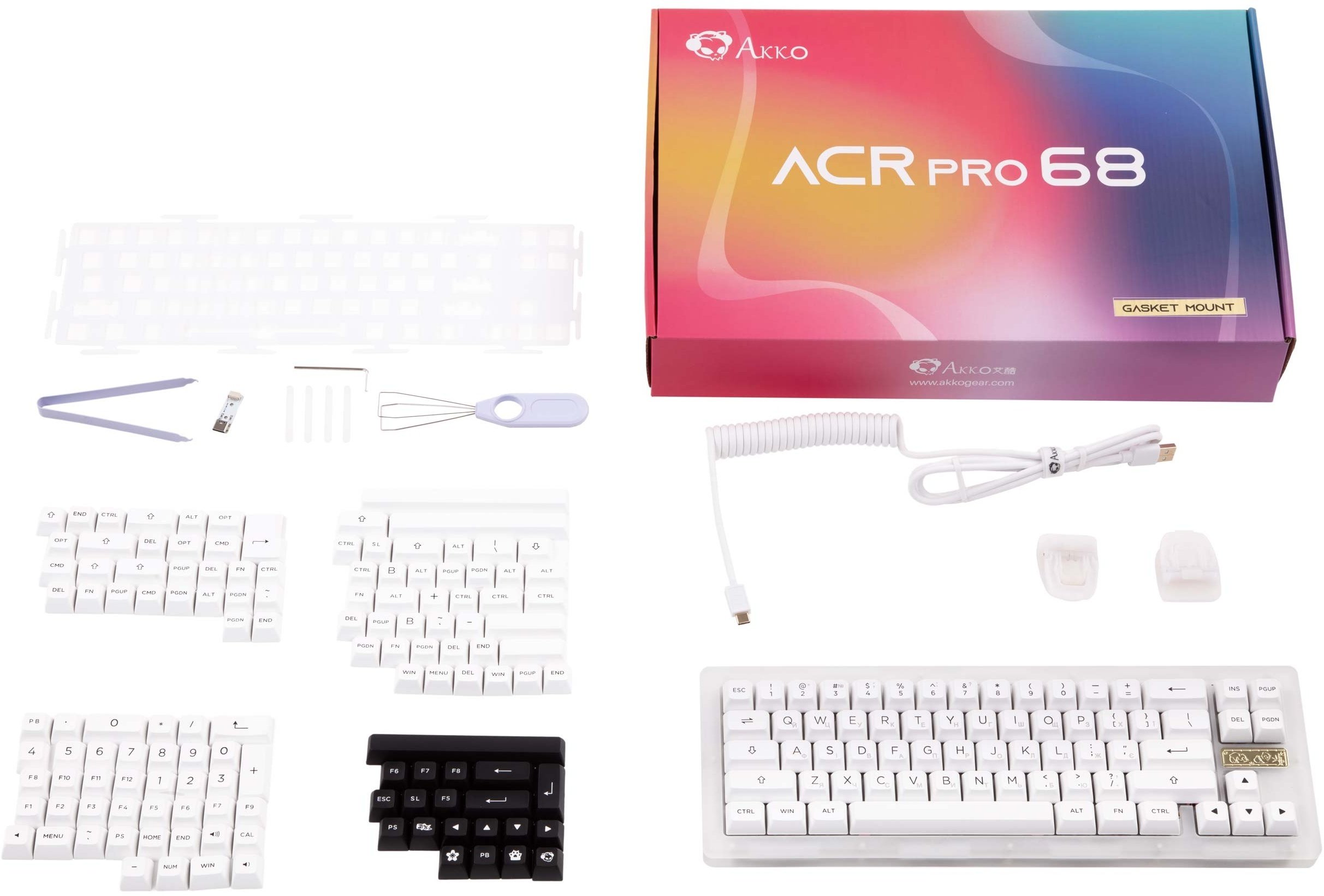 Клавіатура Akko ACR Pro68 CS Crystalфото17
