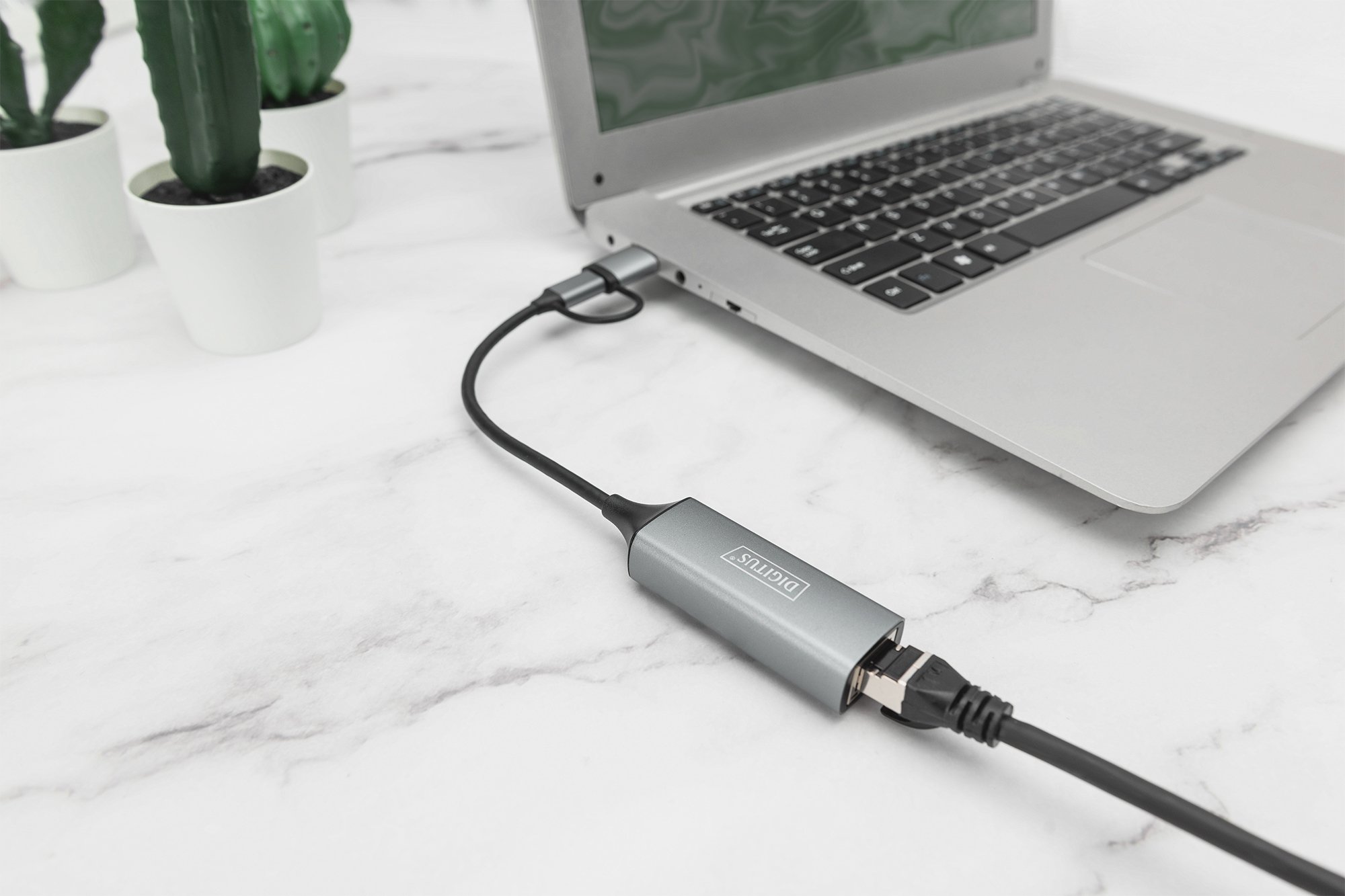 Адаптер DIGITUS USB-C/USB 3.0 – 2.5 Gbps Ethernet (DN-3028) фото 6
