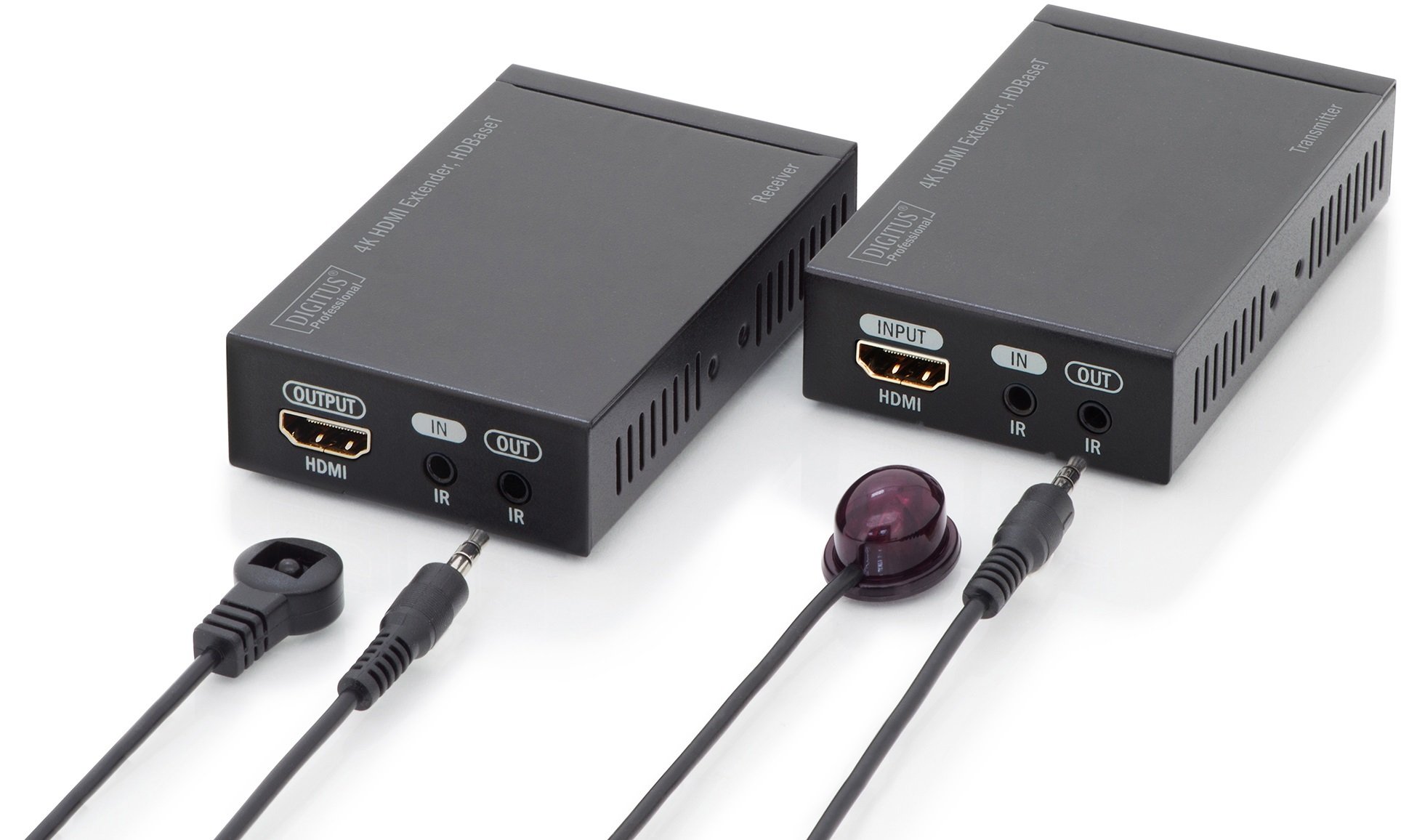 Удлинитель DIGITUS HDMI UHD 4K HDBaseT over UTP set, 70 m (DS-55500) фото 