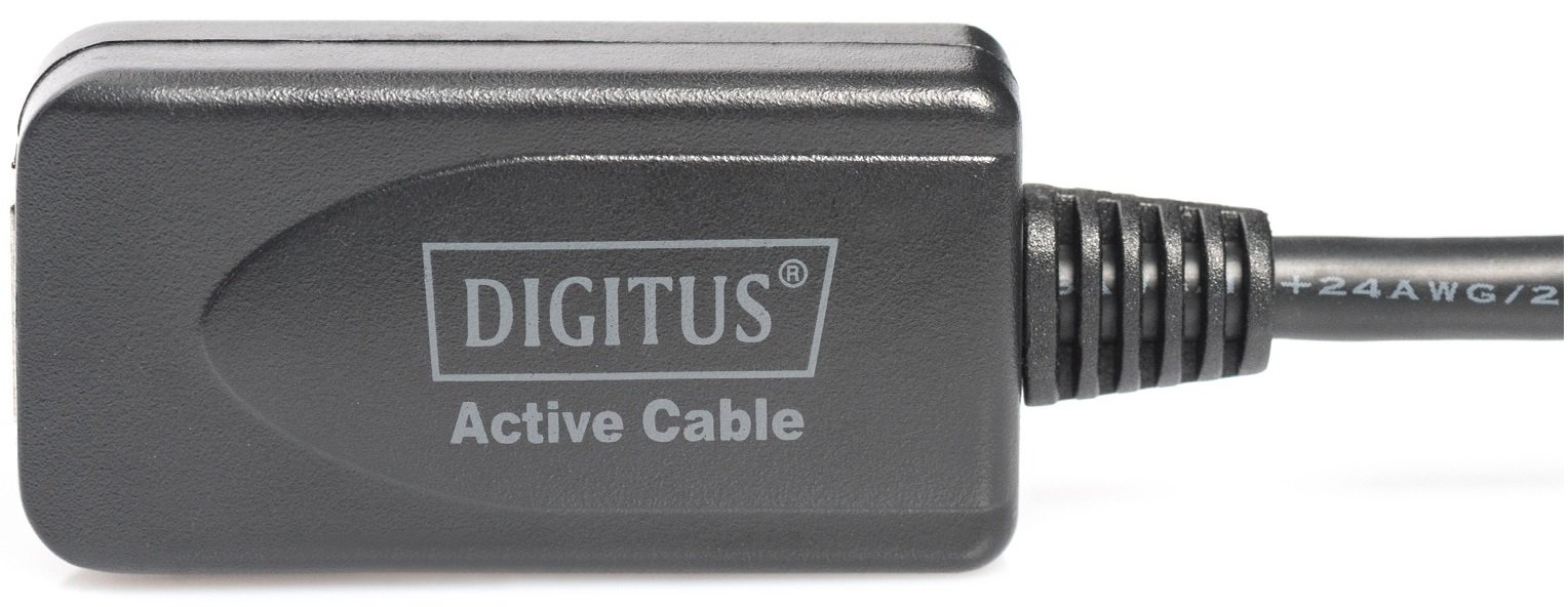 Удлинитель DIGITUS USB 2.0 Active Cable, A/M-A/F, 5 m (DA-70130-4) фото 4