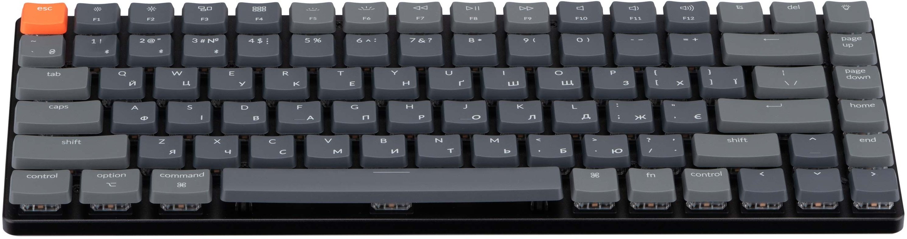 Клавіатура Keychron K3 84 Key Gateron Brown RGB WL UA Black (K3B3_Keychron)фото2