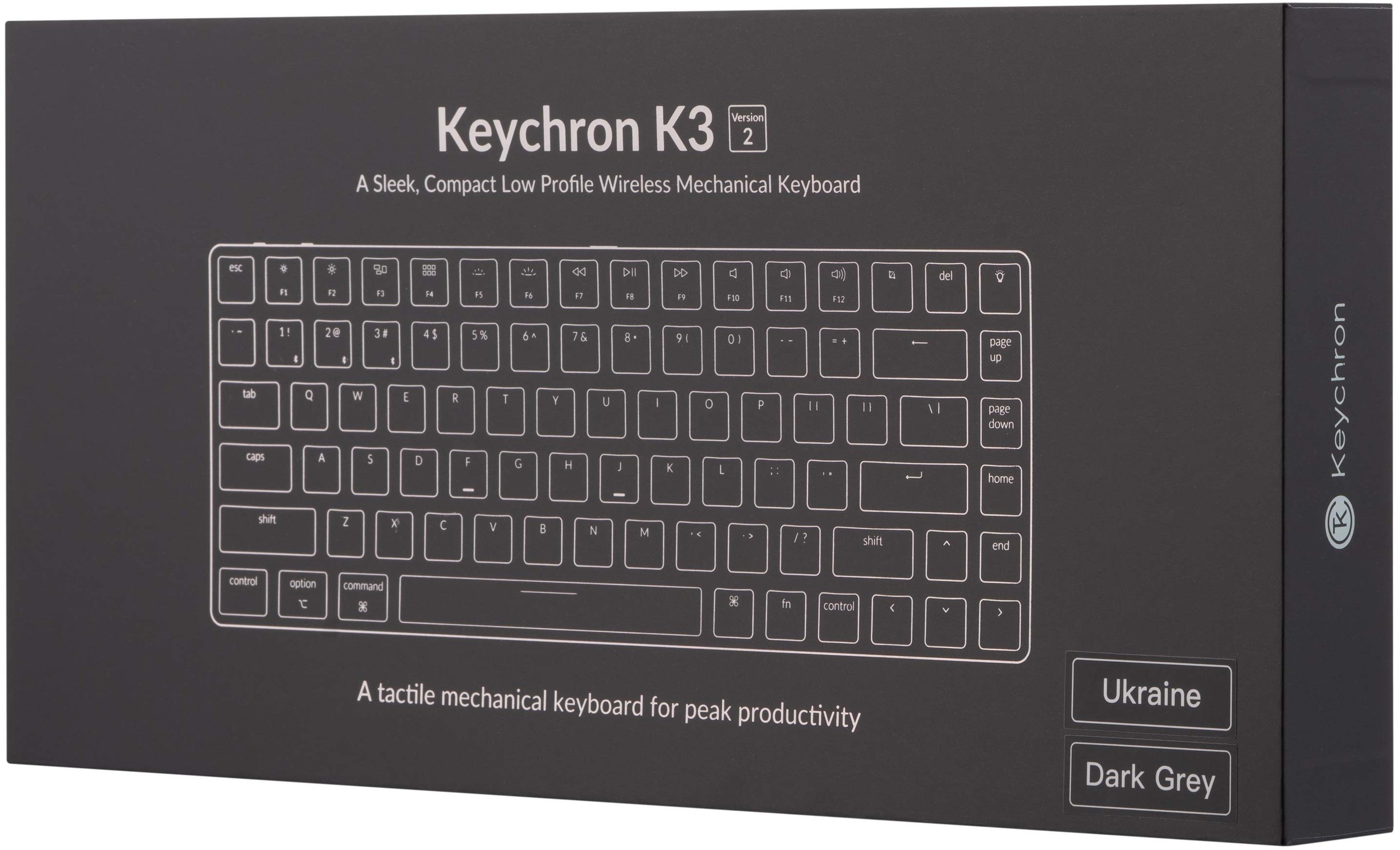Клавіатура Keychron K3 84 Key Gateron Brown RGB WL UA Black (K3B3_Keychron)фото20