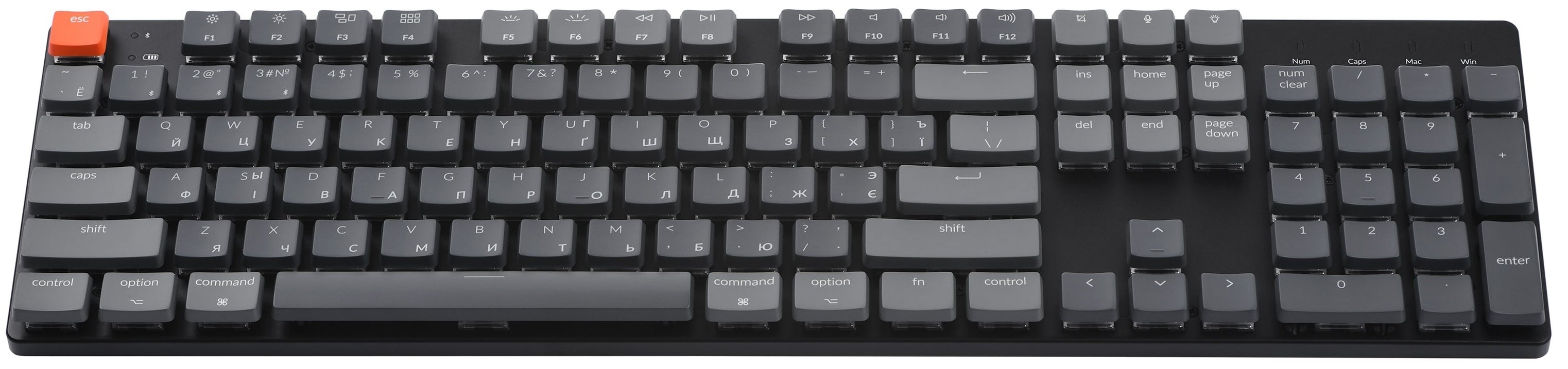 Клавіатура Keychron K5SE 104 Key Optical Mint White Led Hot-Swap WL UA Black (K5SED5_Keychron)фото2
