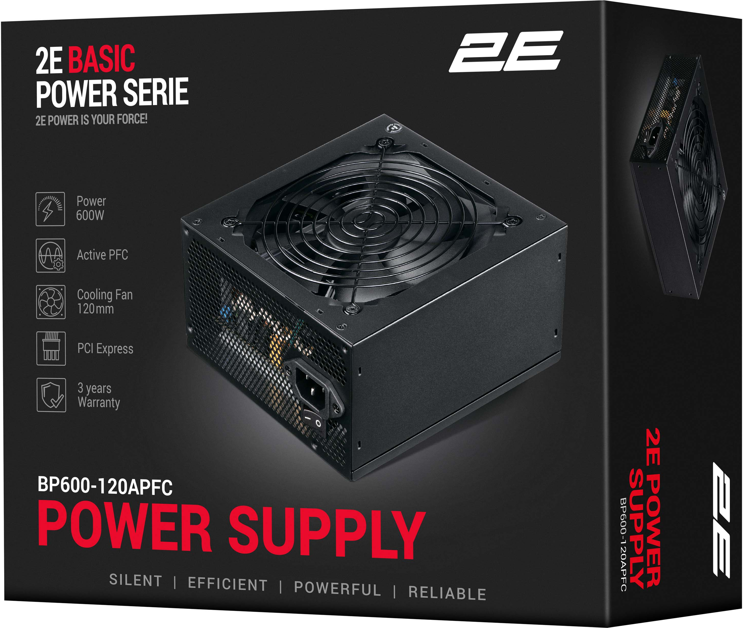 Блок живлення 2E BASIC POWER (2E-BP600-120APFC)фото
