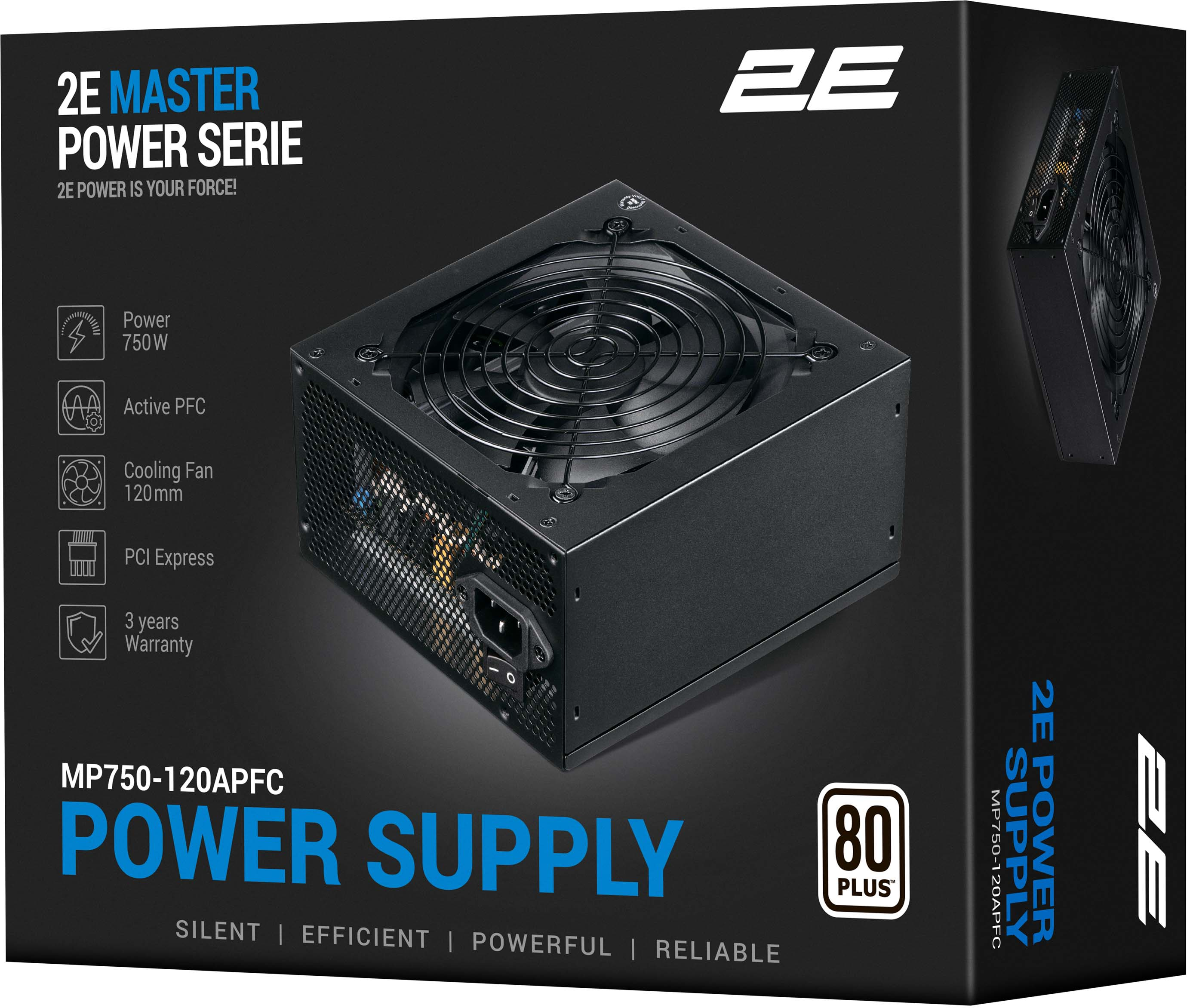 Блок живлення 2E MASTER POWER (2E-MP750-120APFC)фото