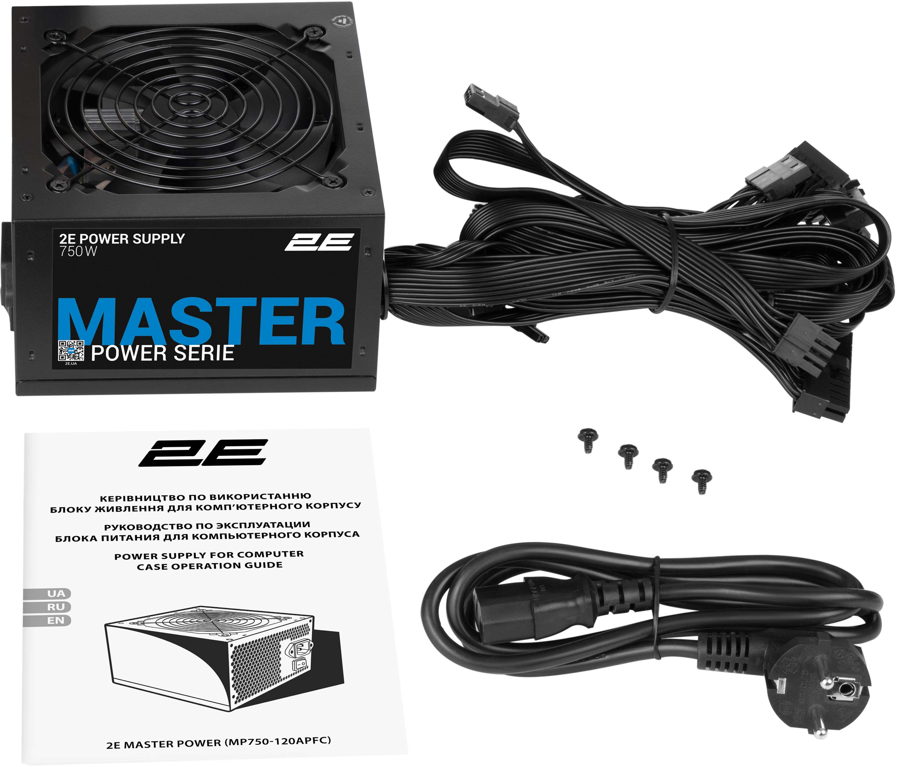 Блок живлення 2E MASTER POWER (2E-MP750-120APFC)фото
