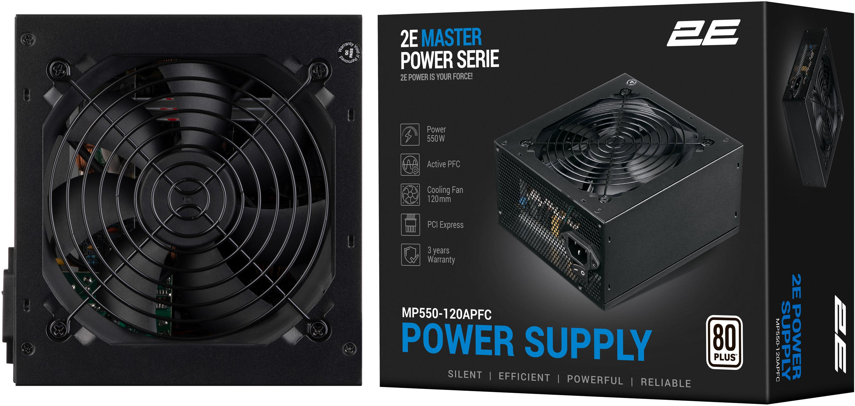 Блок живлення 2E MASTER POWER (2E-MP550-120APFC)фото