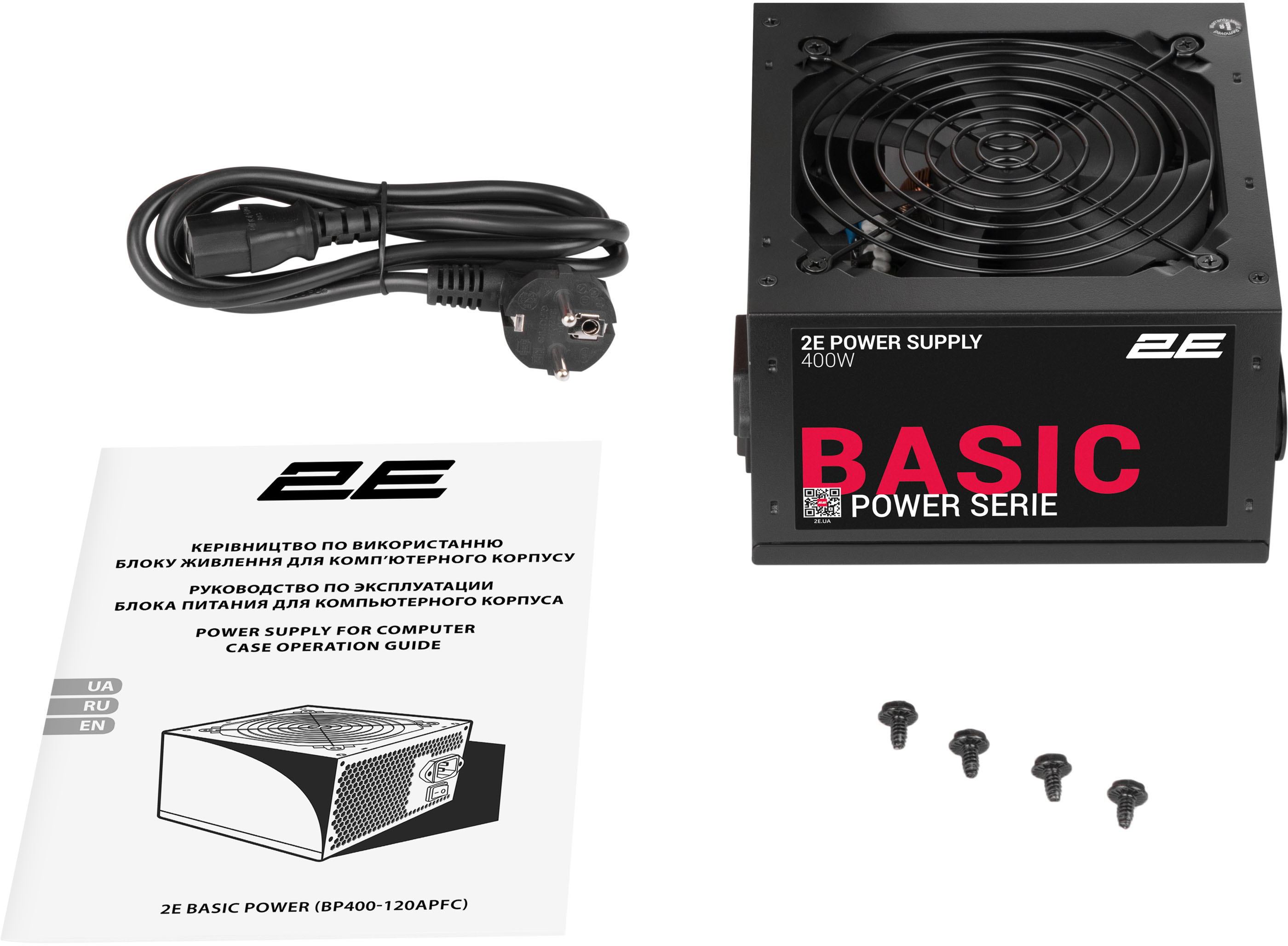 Блок живлення 2E BASIC POWER (2E-BP400-120APFC)фото