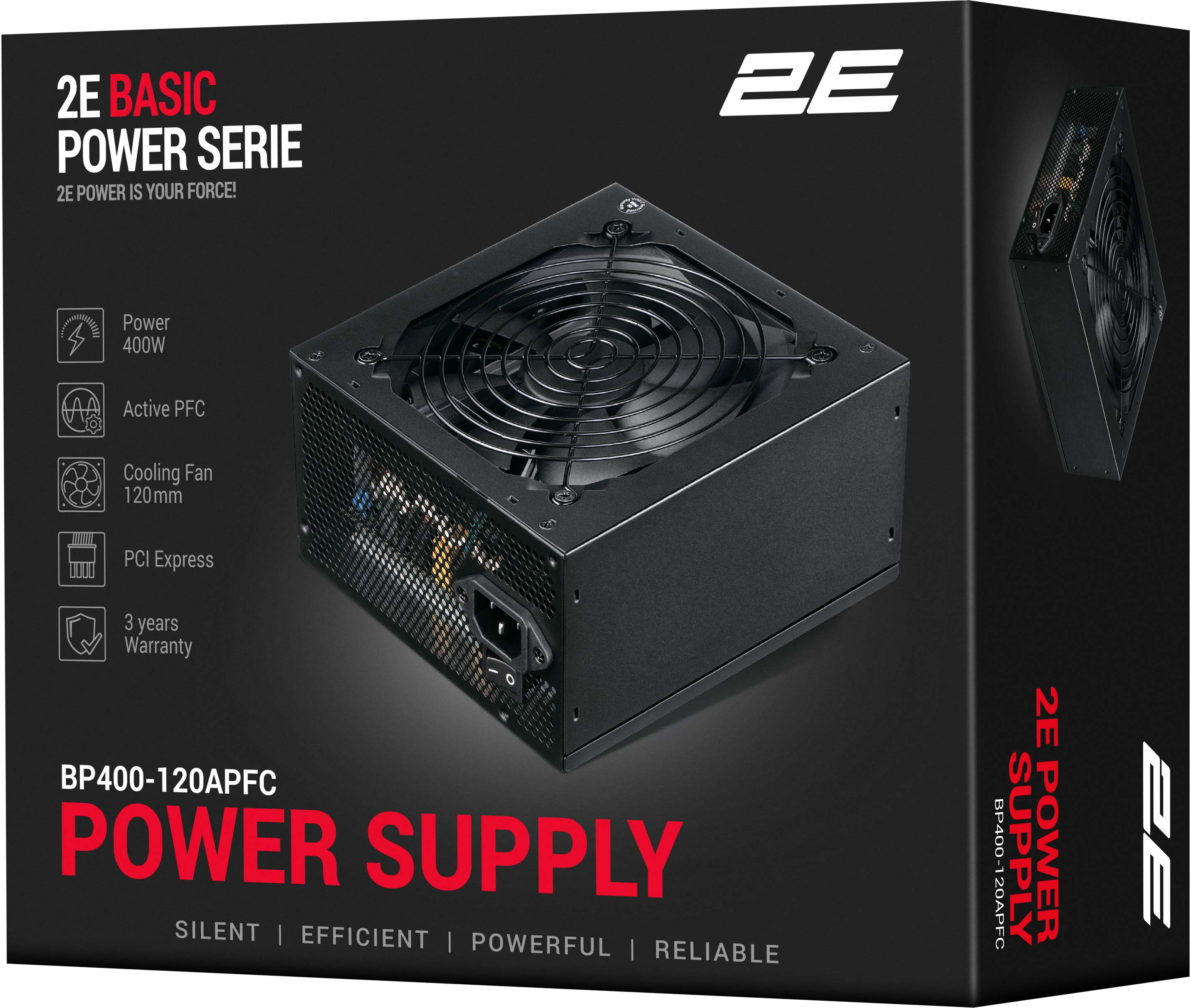 Блок живлення 2E BASIC POWER (2E-BP400-120APFC)фото