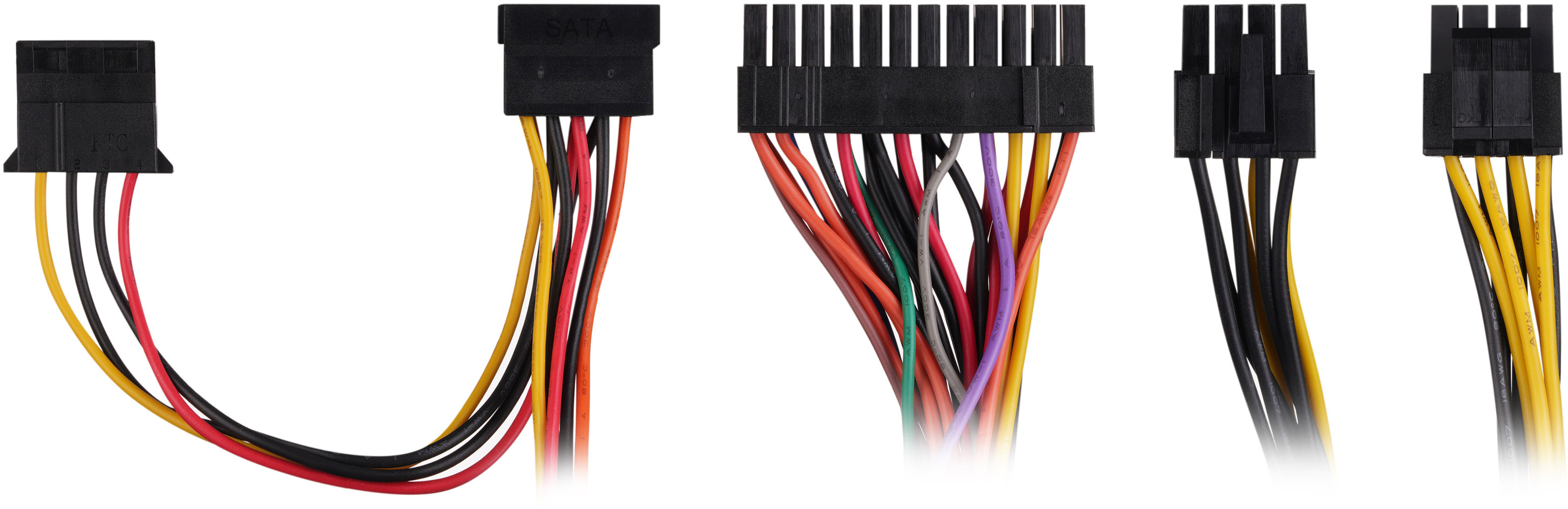 Блок живлення 2E BASIC POWER (500W), 80%, 120mm, 1xMB 24pin(20+4), 1xCPU 8pin(4+4), 3xMolex, 4xSATA, 2xPCIe 8pin(6+2)фото