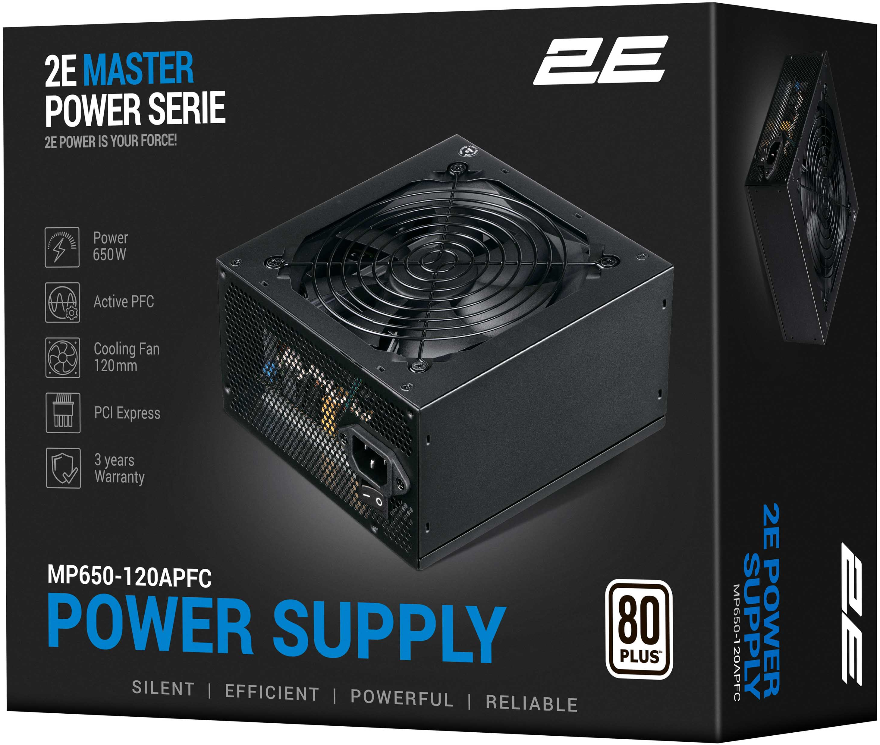 Блок живлення 2E MASTER POWER (2E-MP650-120APFC)фото