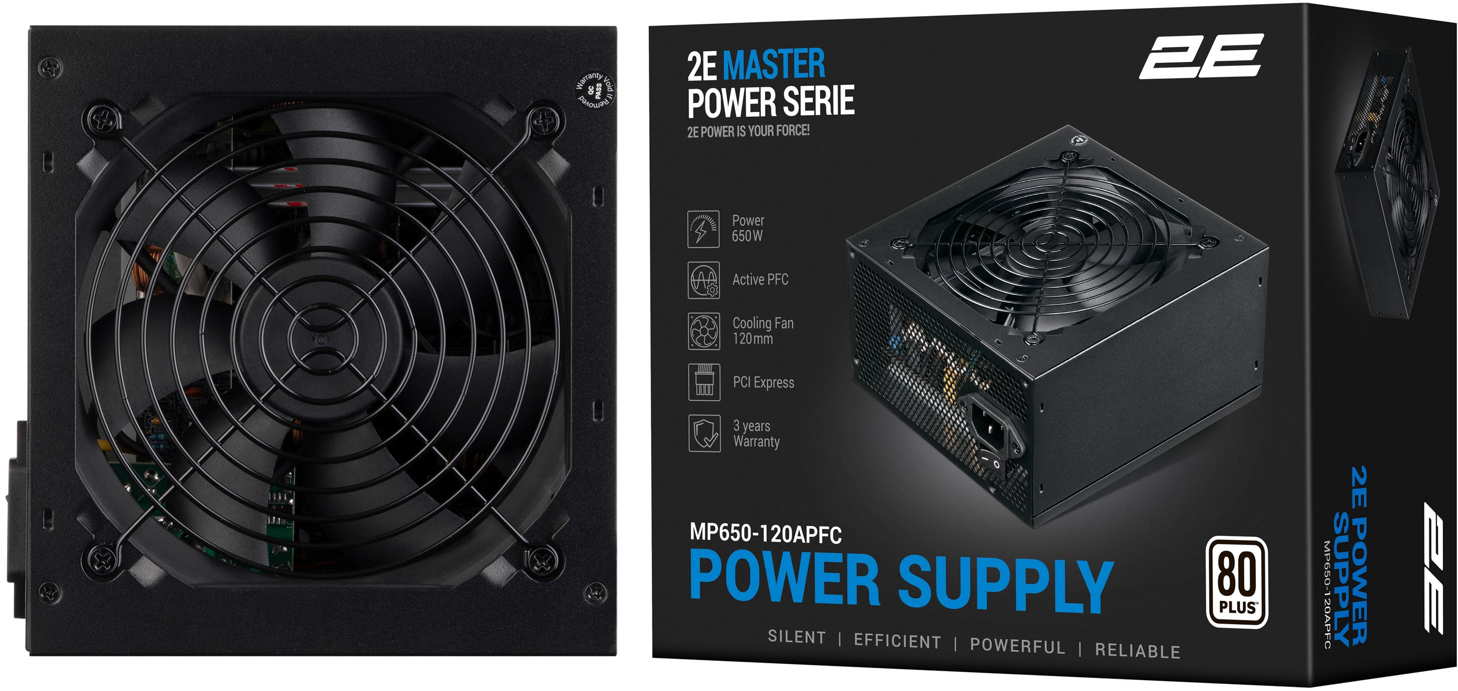 Блок живлення 2E MASTER POWER (2E-MP650-120APFC)фото