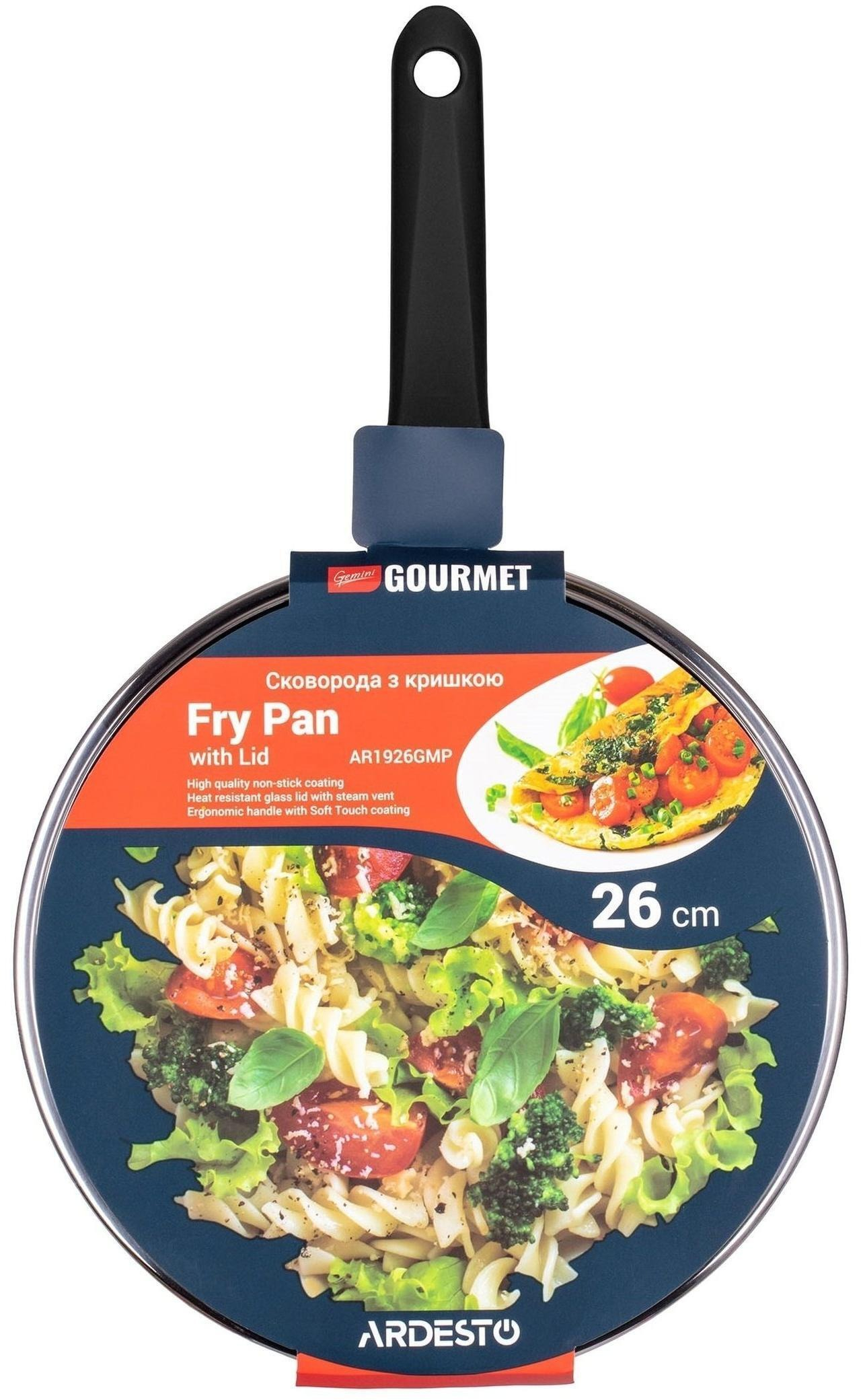 Сковорода ARDESTO Gemini Gourmet Aosta с крышкой, 26 см (AR1926GMP) фото 7