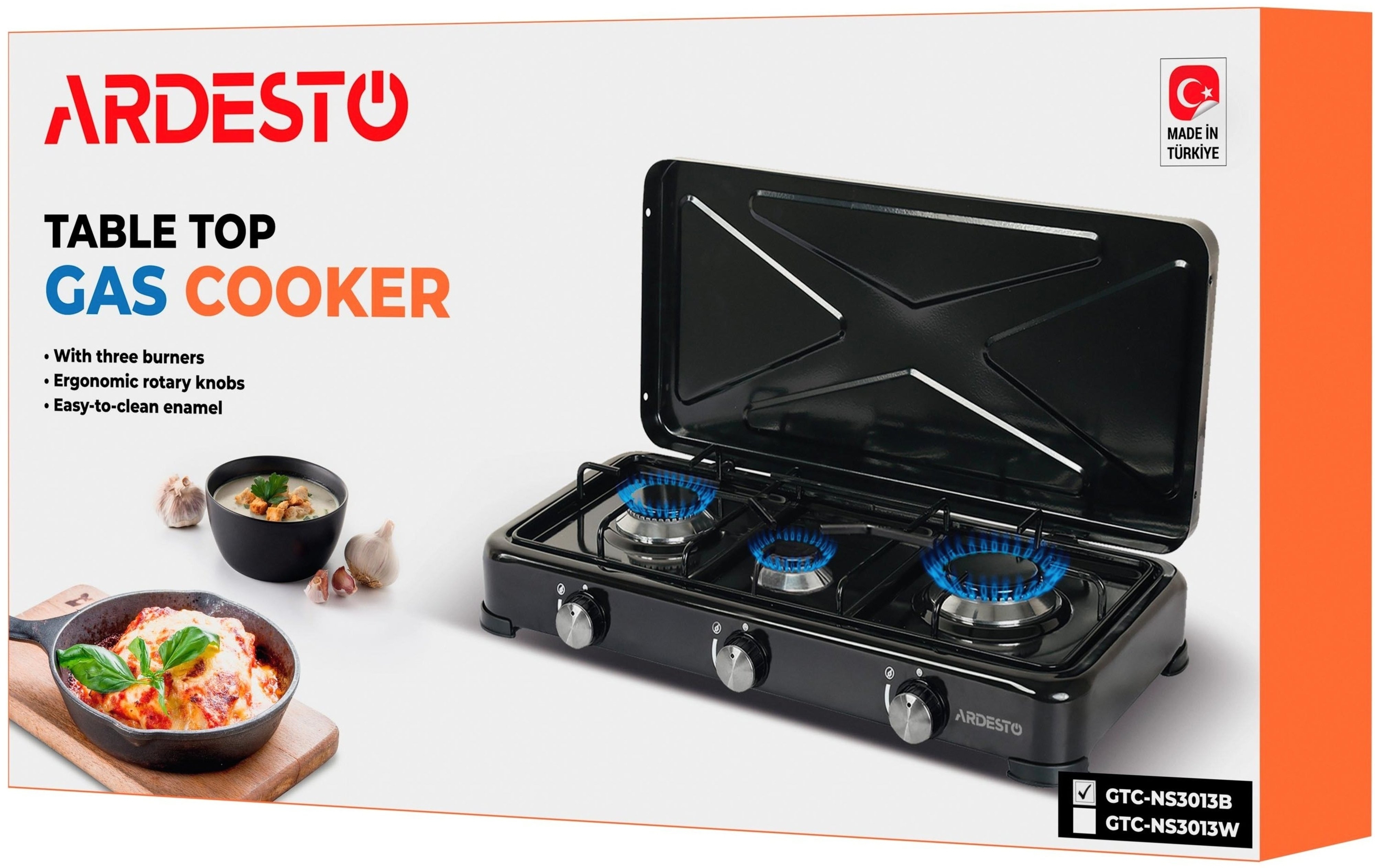 Настольная плита газовая ARDESTO GTC-NS3013B фото 7