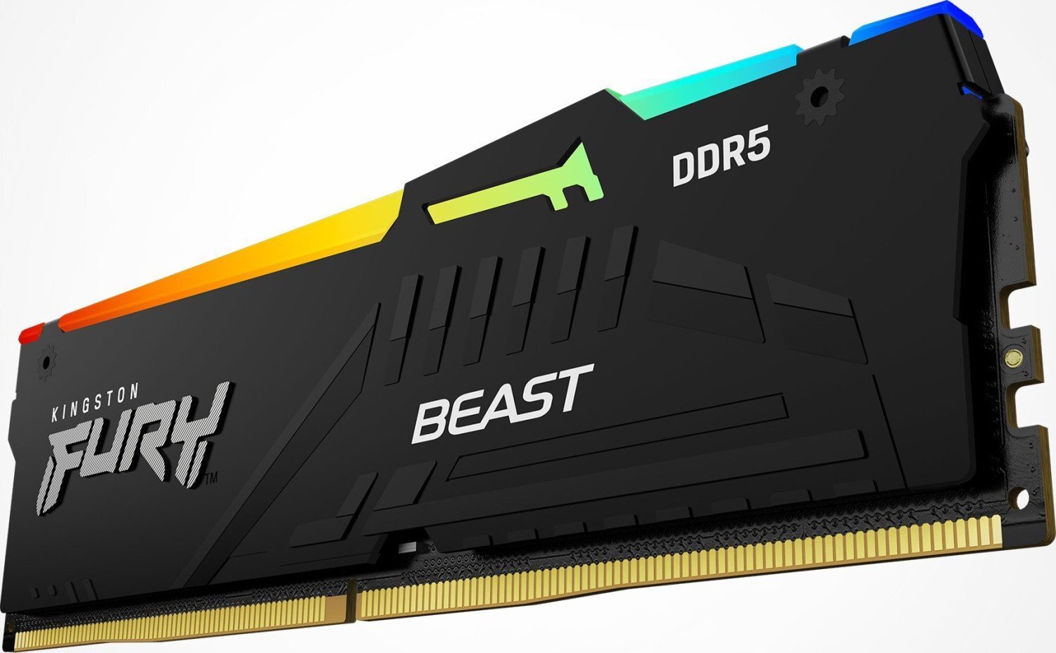 Память ПК Kingston DDR5 16GB KIT (8GBx2) 6000 FURY Beast RGB (KF560C40BBAK2-16) фото