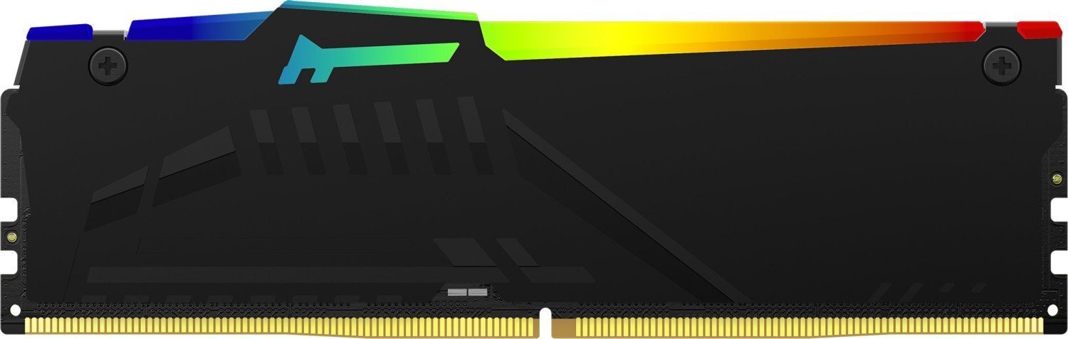 Память ПК Kingston DDR5 16GB KIT (8GBx2) 6000 FURY Beast RGB (KF560C40BBAK2-16) фото