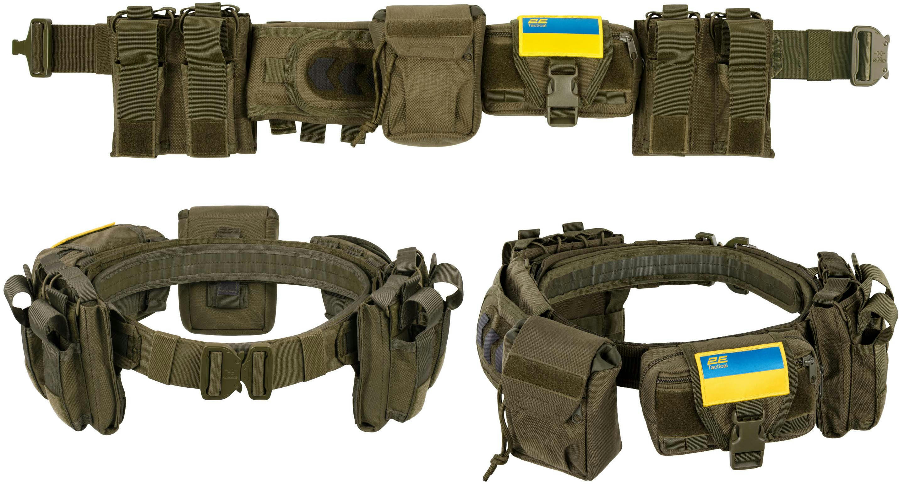 Тактический ремень с 5-ю подсумками, 2Е, камуфляж. (2E-MILTACBELT-Y5PCH-OG) фото 20