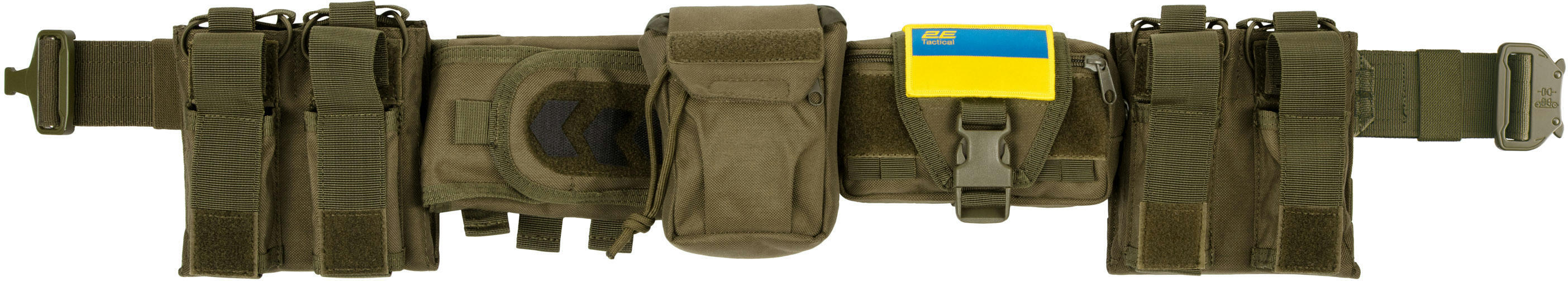 Тактический ремень с 5-ю подсумками, 2Е, камуфляж. (2E-MILTACBELT-Y5PCH-OG) фото 4