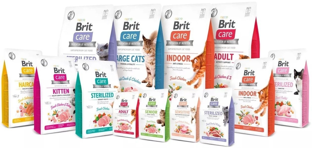 Сухий корм для догляду за шкірою та шерстю котів Brit Care Cat GF Haircare Healthy & Shiny Coat з лососем та куркою, 2кгфото7