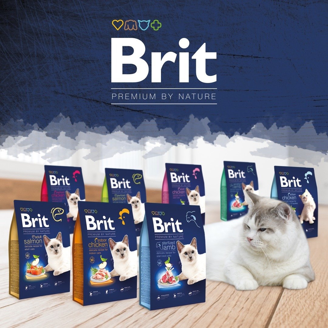 Сухой корм для стерилизованных котов Brit Premium by Nature Cat Sterilized Lamb с ягненком 0,8 кг фото 7