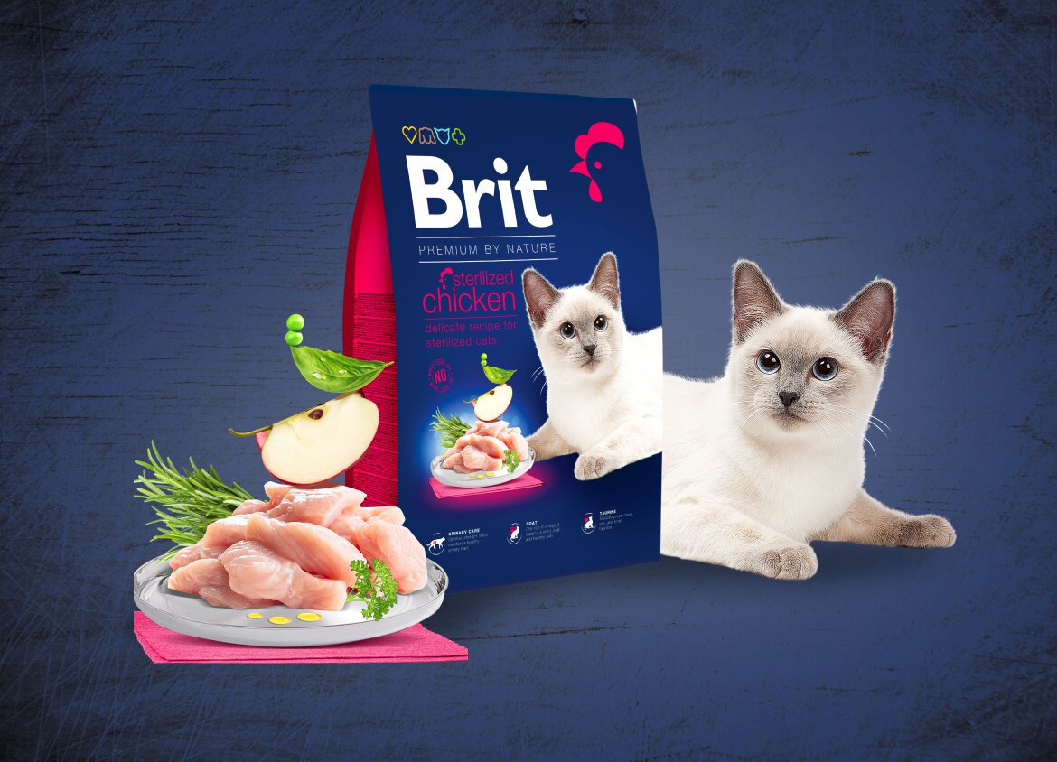 Сухой корм для стерилизованных котов Brit Premium by Nature Cat Sterilised с курицей 1,5 кг фото 8