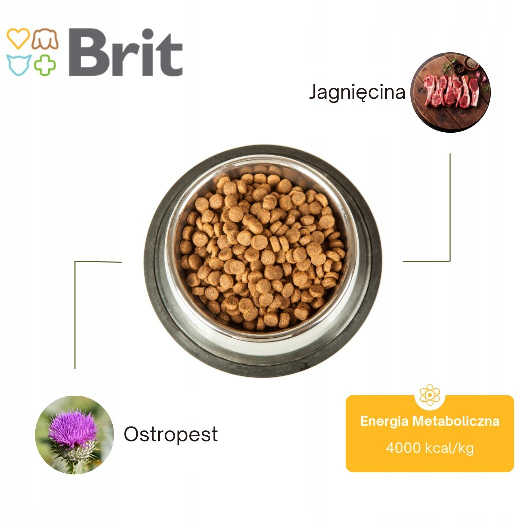 Сухий корм для дорослих собак дрібних порід Brit Care Adult Small Breed Lamb & Rice 1 кгфото3