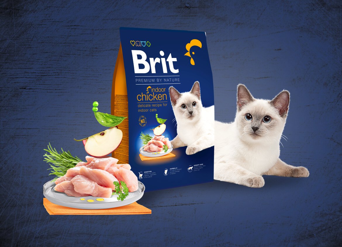 Сухий корм для кішок, що мешкають у приміщенні Brit Premium by Nature Cat Indoor з куркою 8 кгфото5