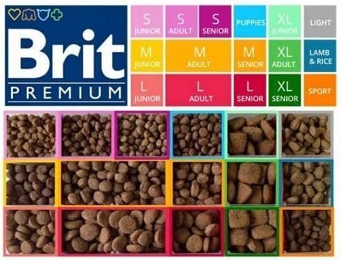 Сухий корм для дорослих собак дрібних порід Brit Premium Adult S зі смаком курки 1 кгфото3