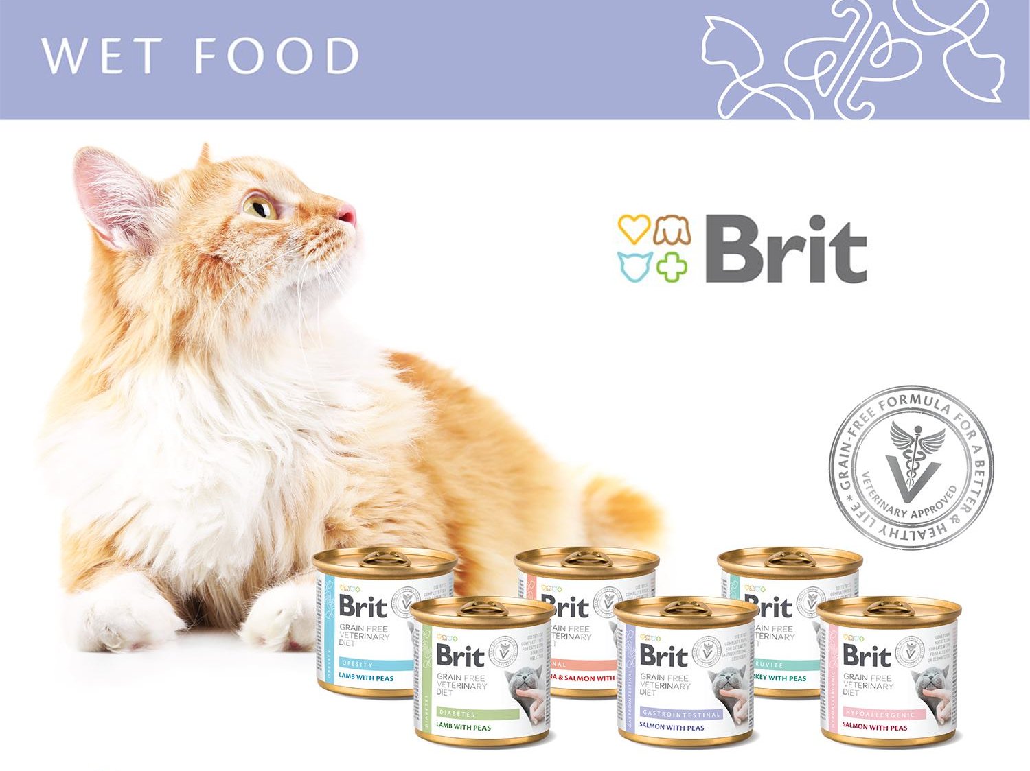 Консерва для котов Brit GF Veterinary Diet с хронической почечной недостаточностью 200г фото 2