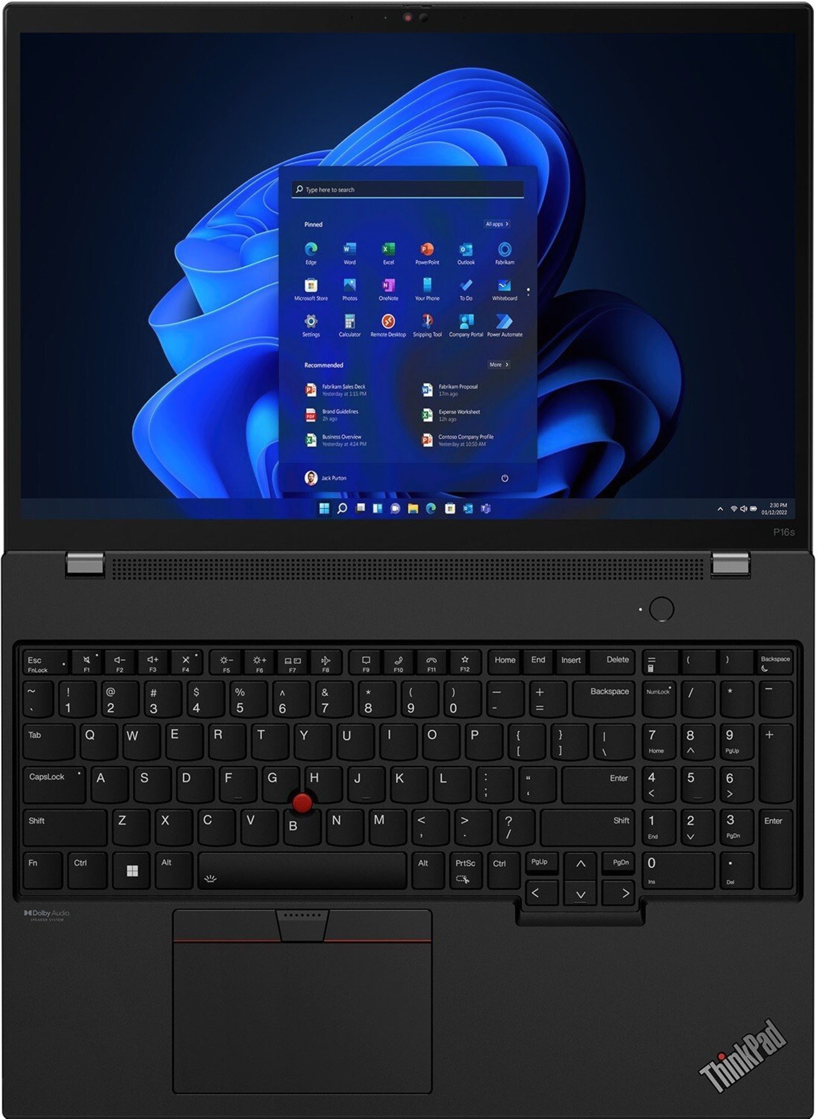 Ноутбук LENOVO ThinkPad P16s AMD G1 T (21CK002YRA) фото 4