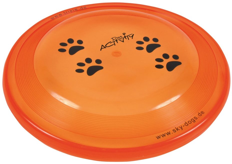 Игрушка для собак Trixie "Летающая тарелка Dog Activity" 23см мягкий пластик фото 2