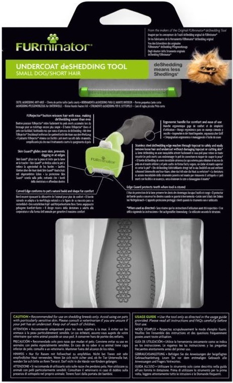 Фурмінатор для собак з короткою шерстю, FURminator розмір Sфото2