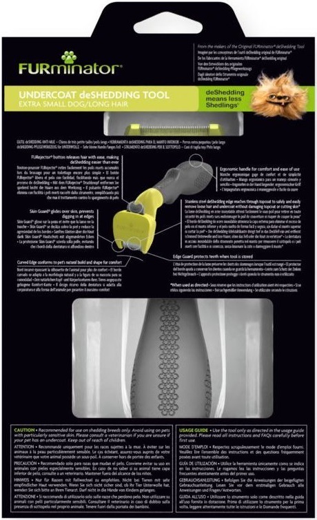 Фурминатор для собак с длинной шерстью, FURminator размер XS фото 2