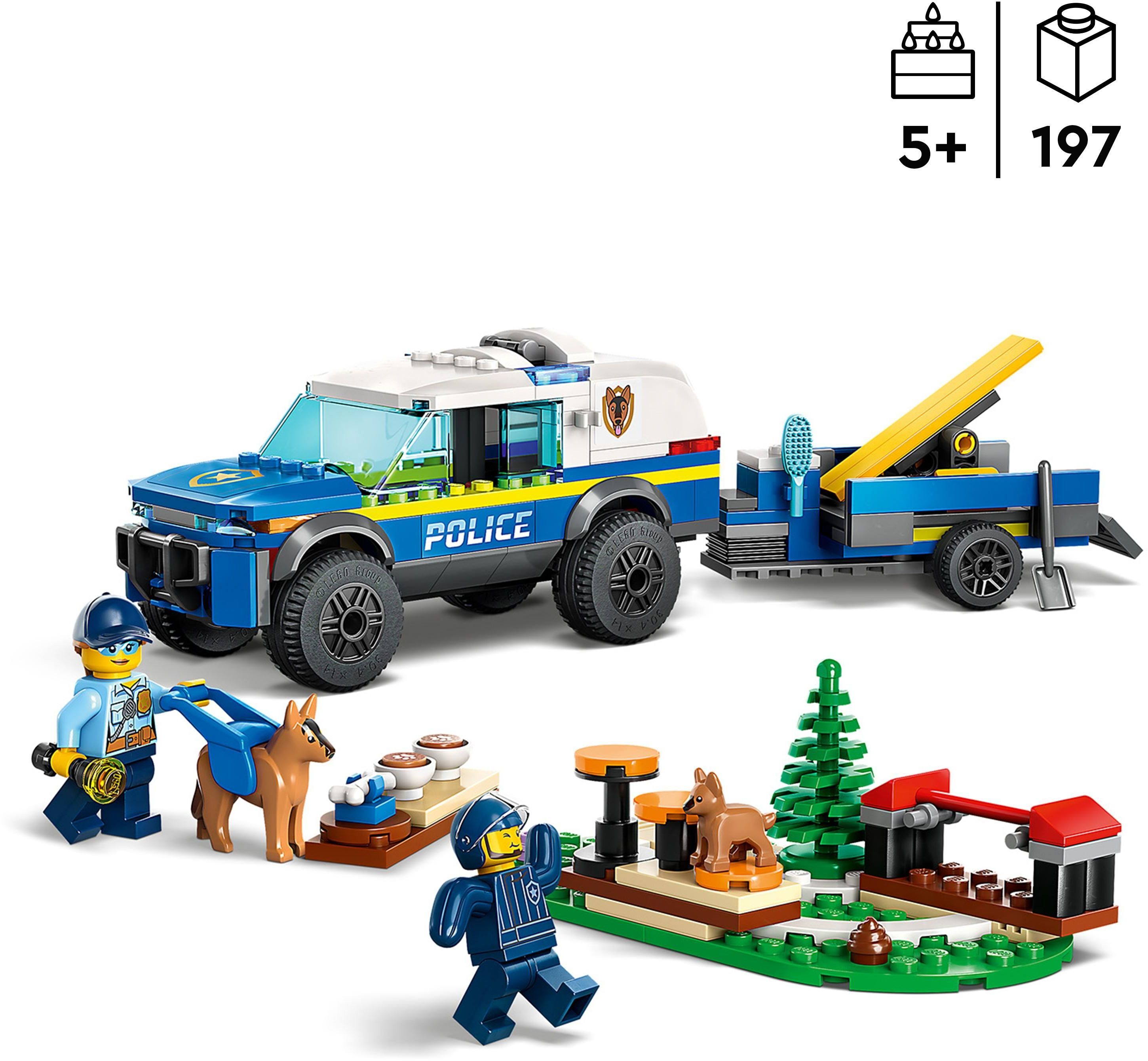 LEGO 60369 City Мобильная площадка для дрессировки полицейских собак фото 2