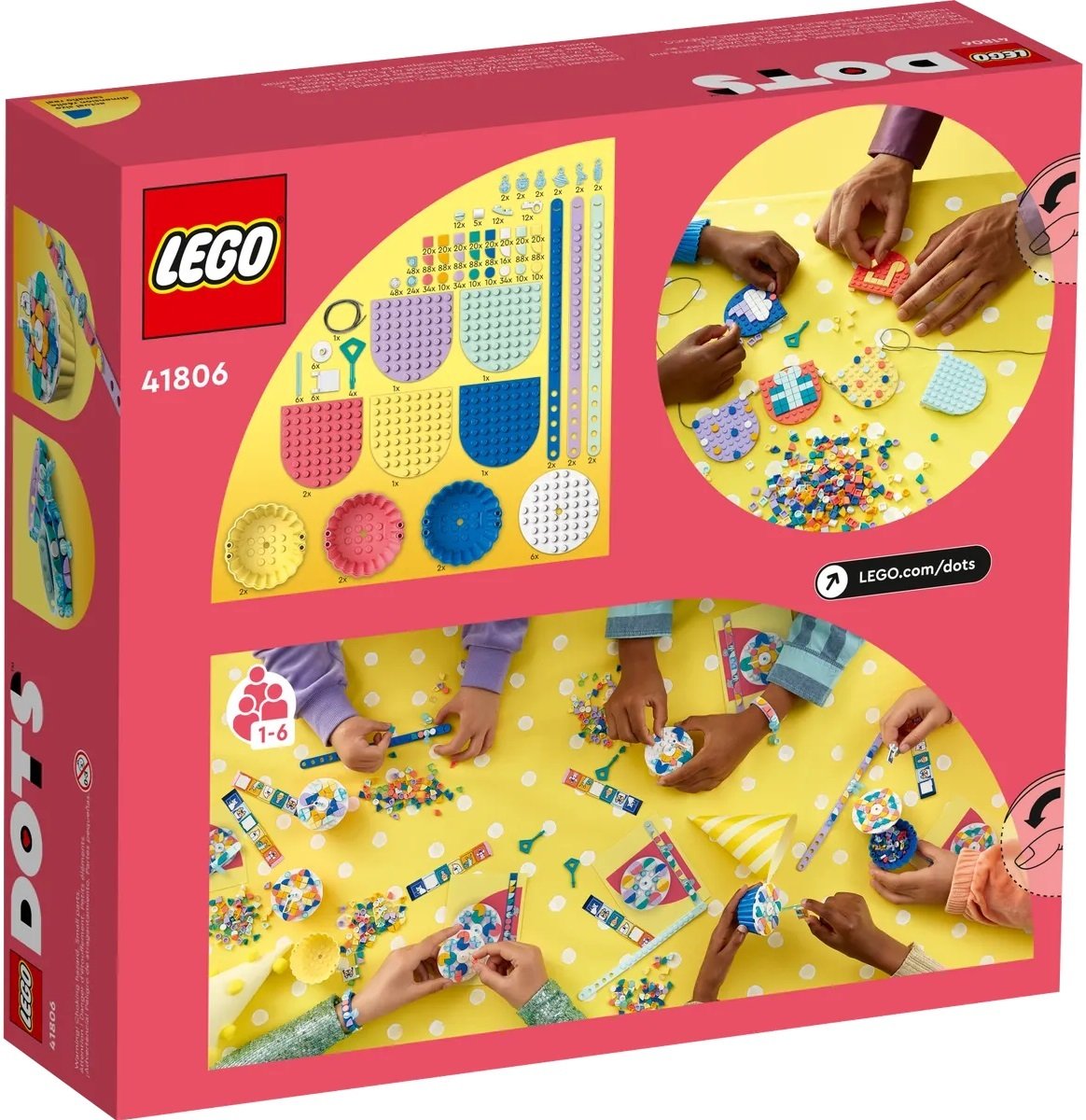 LEGO 41806 DOTS Набор для вечеринки фото 2