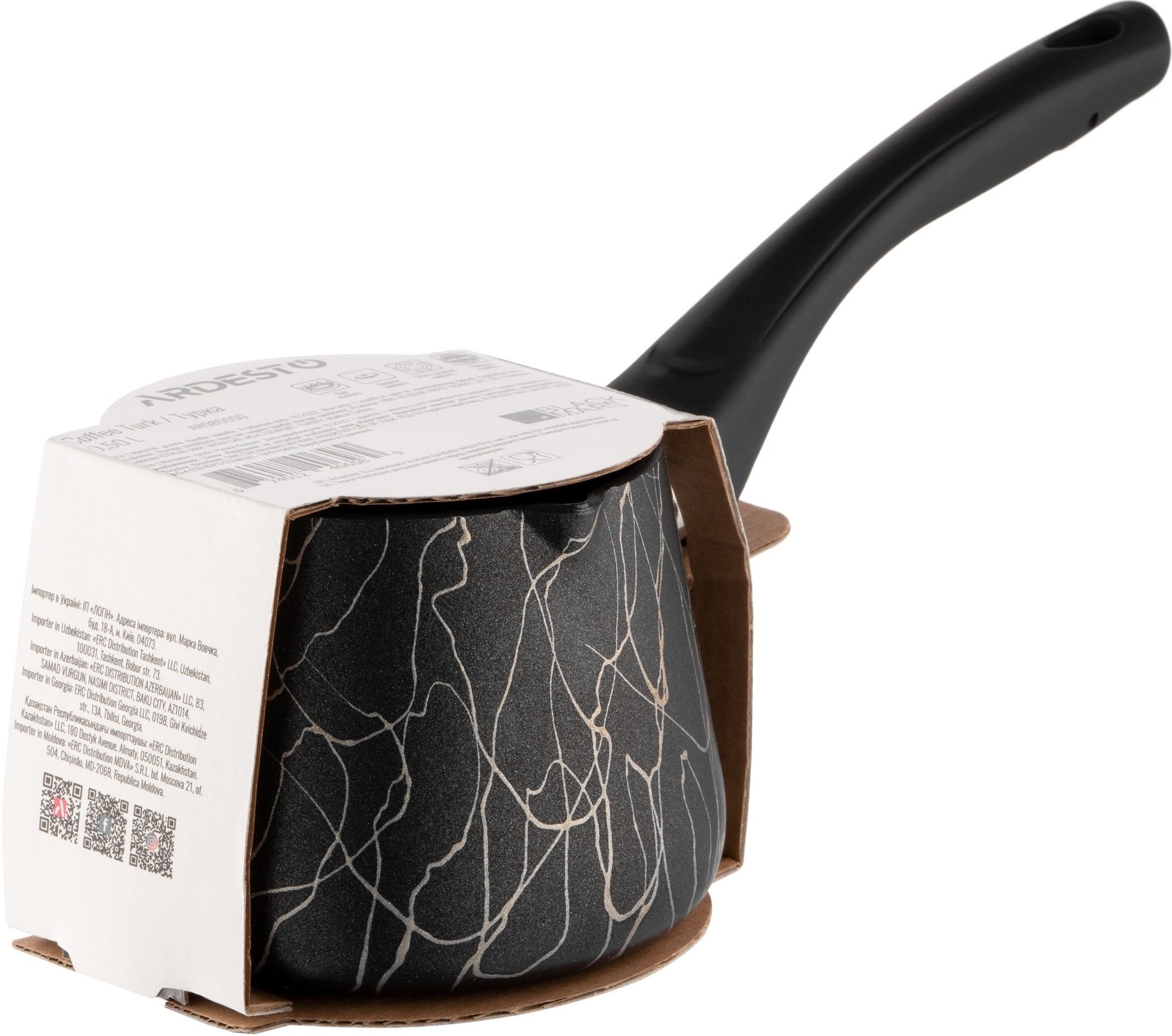 Турка ARDESTO Black Mars, 0.5 л, (AR0850SG)фото6