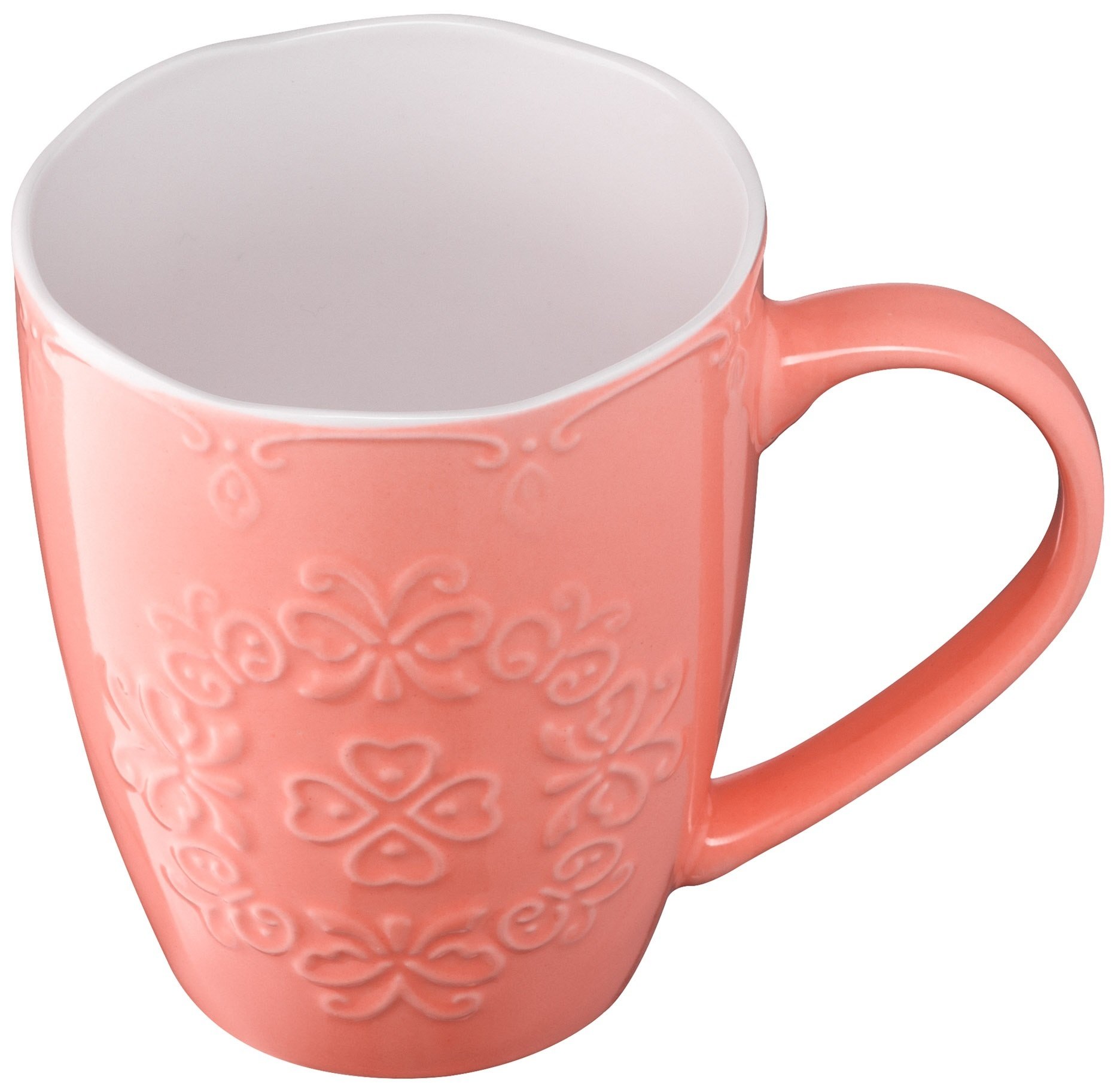 Чашка Ardesto Barocco, 330 мл, розовая , фарфор (AR3458P) фото 2