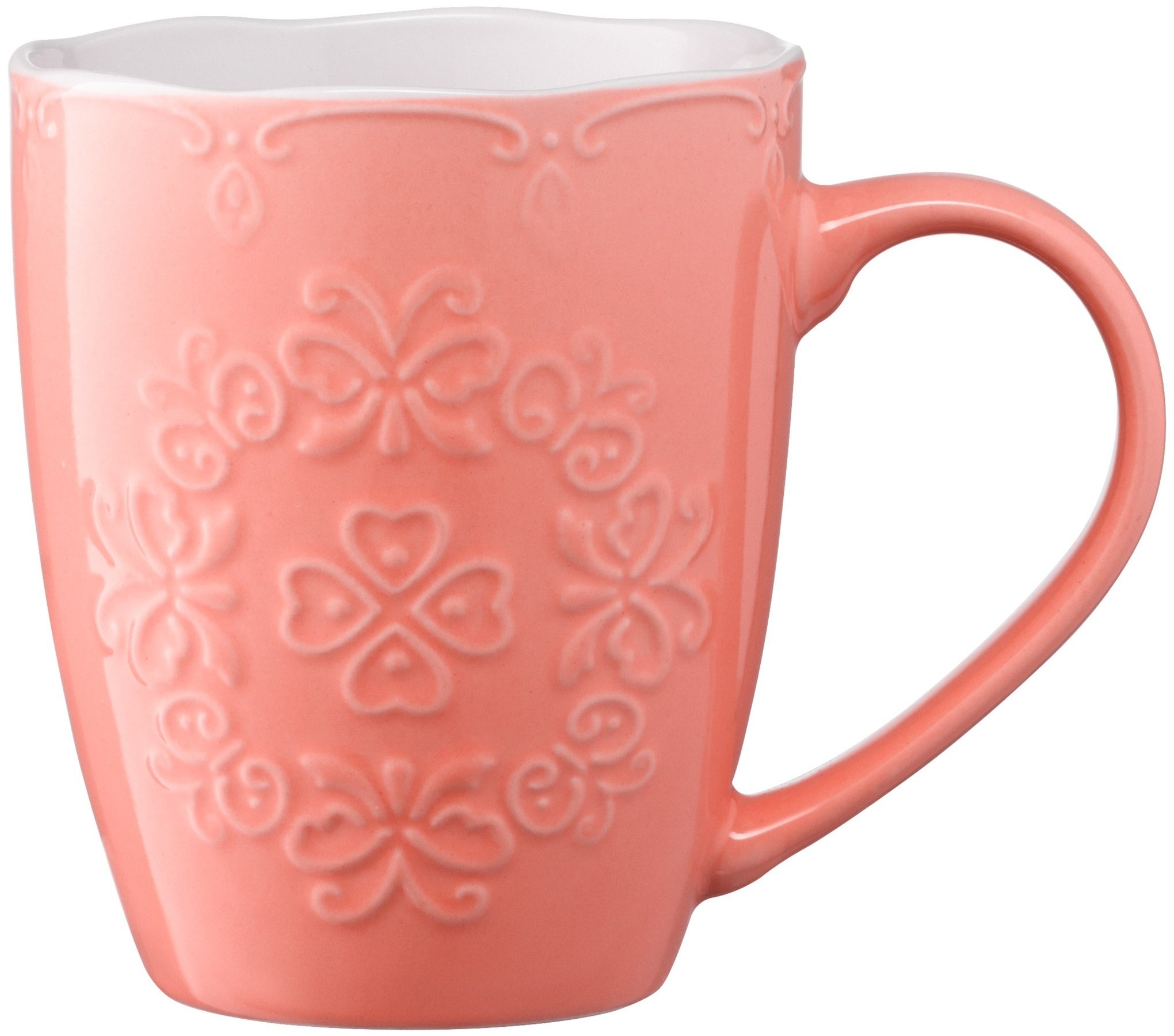 Чашка Ardesto Barocco, 330 мл, розовая , фарфор (AR3458P) фото 4