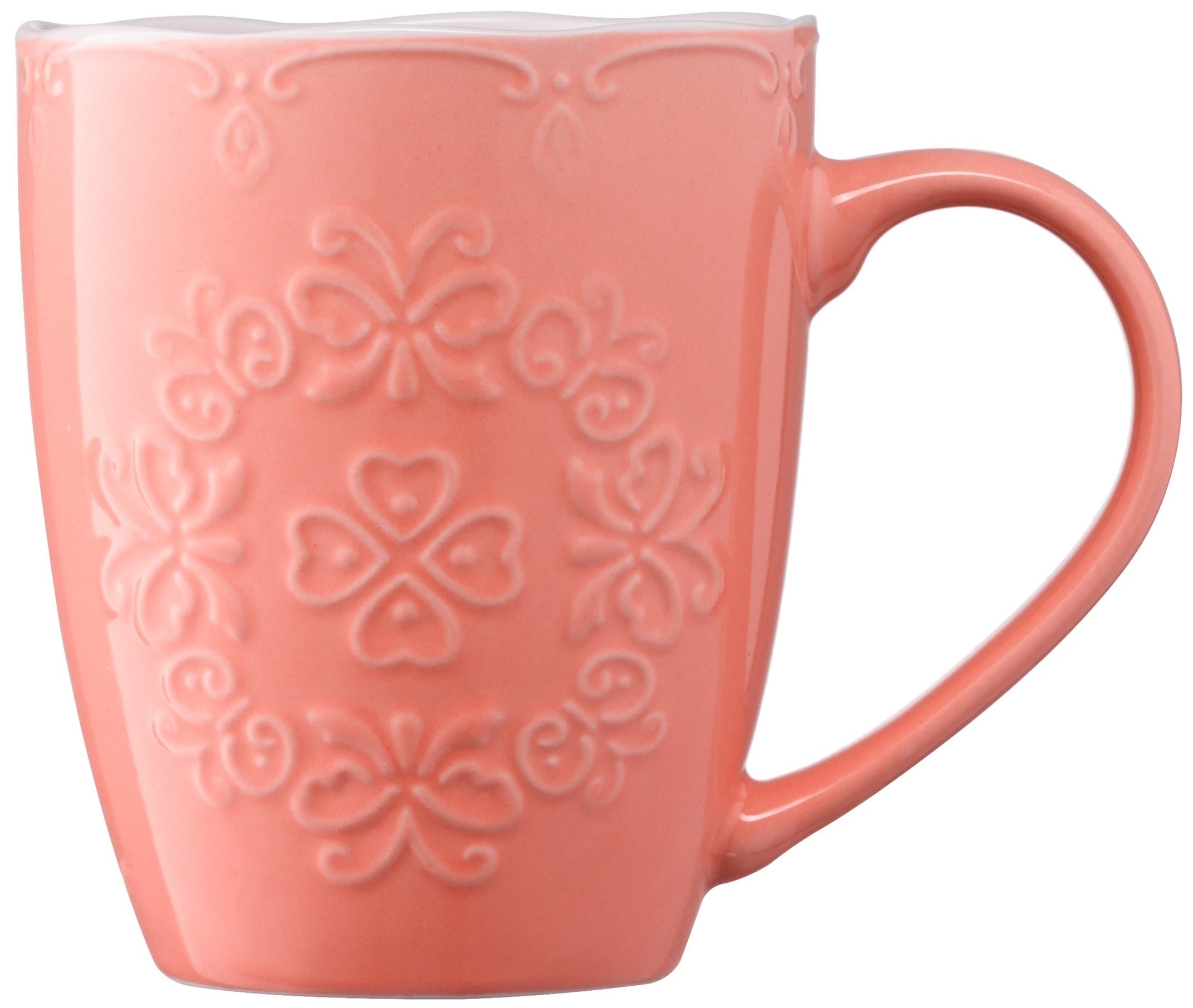 Чашка Ardesto Barocco, 330 мл, розовая , фарфор (AR3458P) фото 5