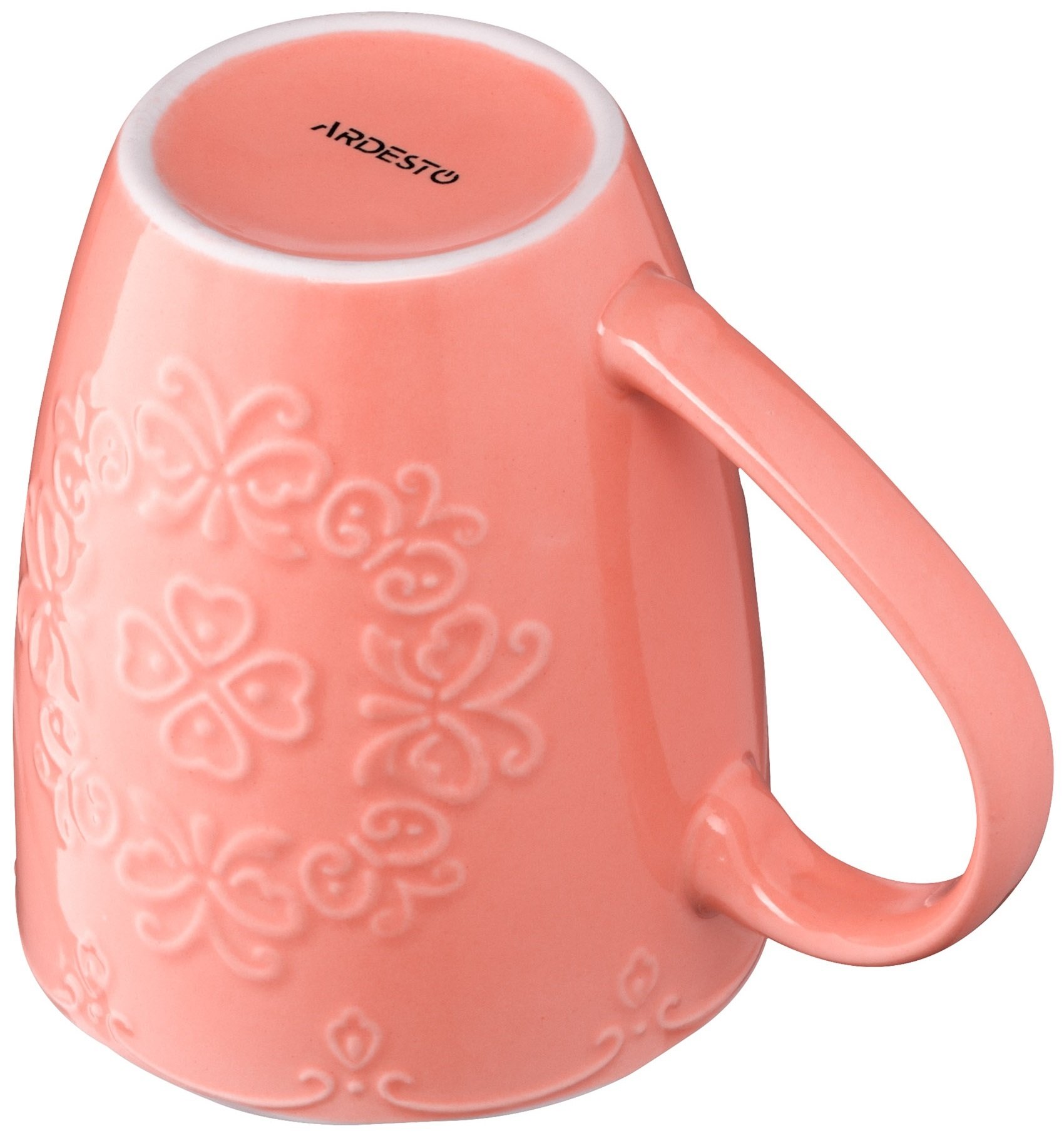 Чашка Ardesto Barocco, 330 мл, розовая , фарфор (AR3458P) фото 6