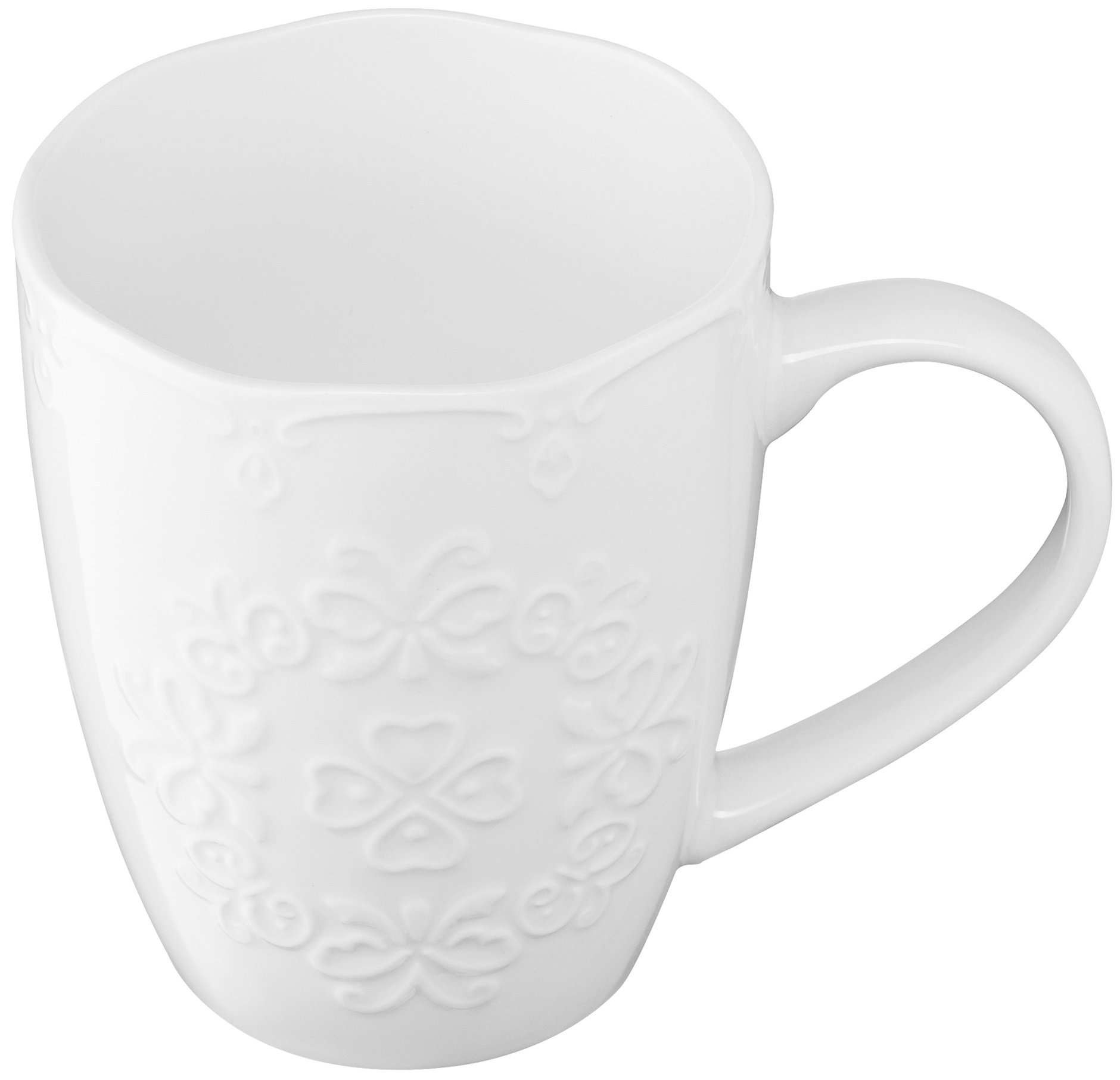 Чашка Ardesto Barocco, 330 мл, белая , фарфор (AR3458W) фото 4