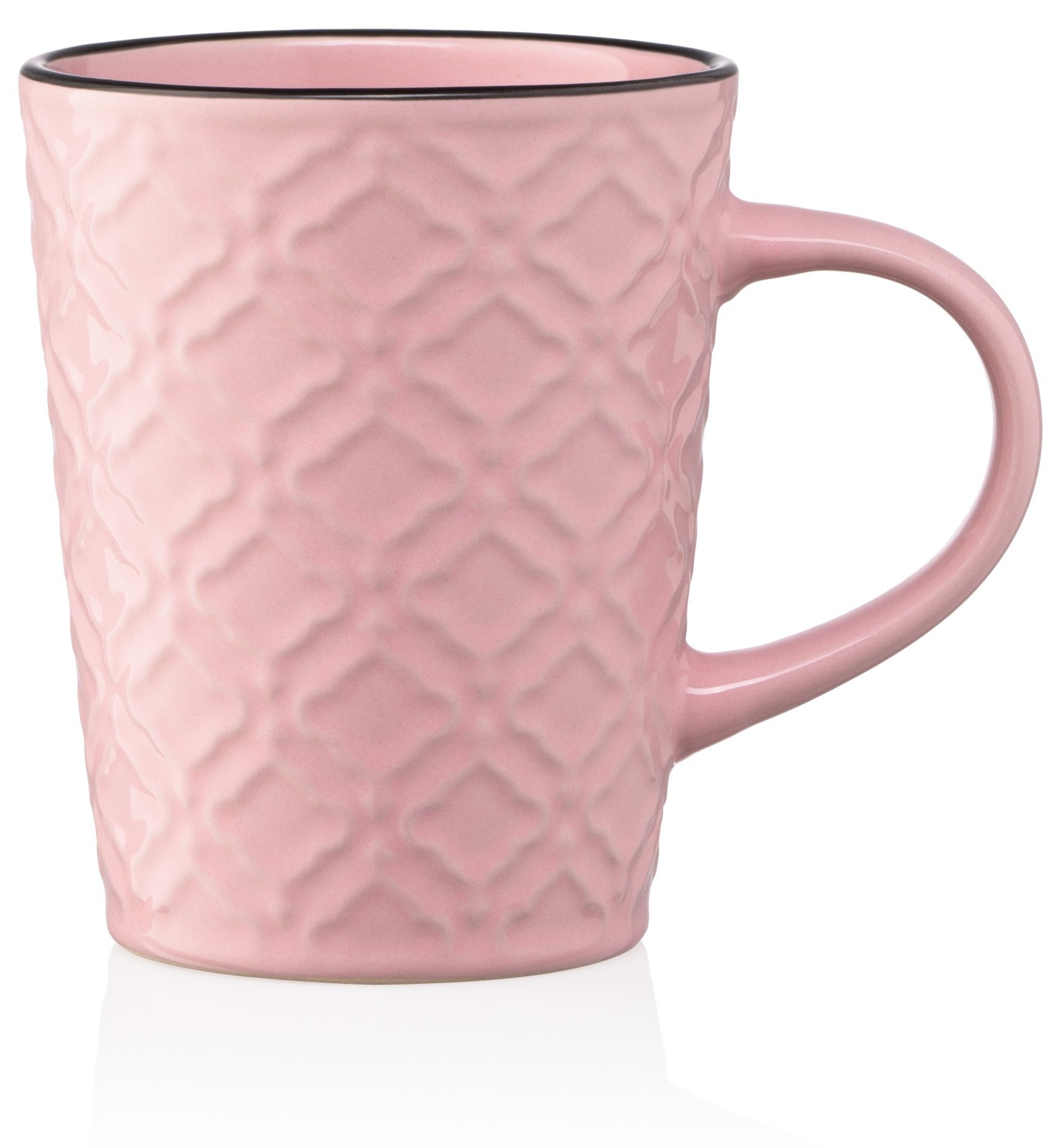 Чашка Ardesto Relief, 320 мл, рожева, кераміка (AR3474P)фото6