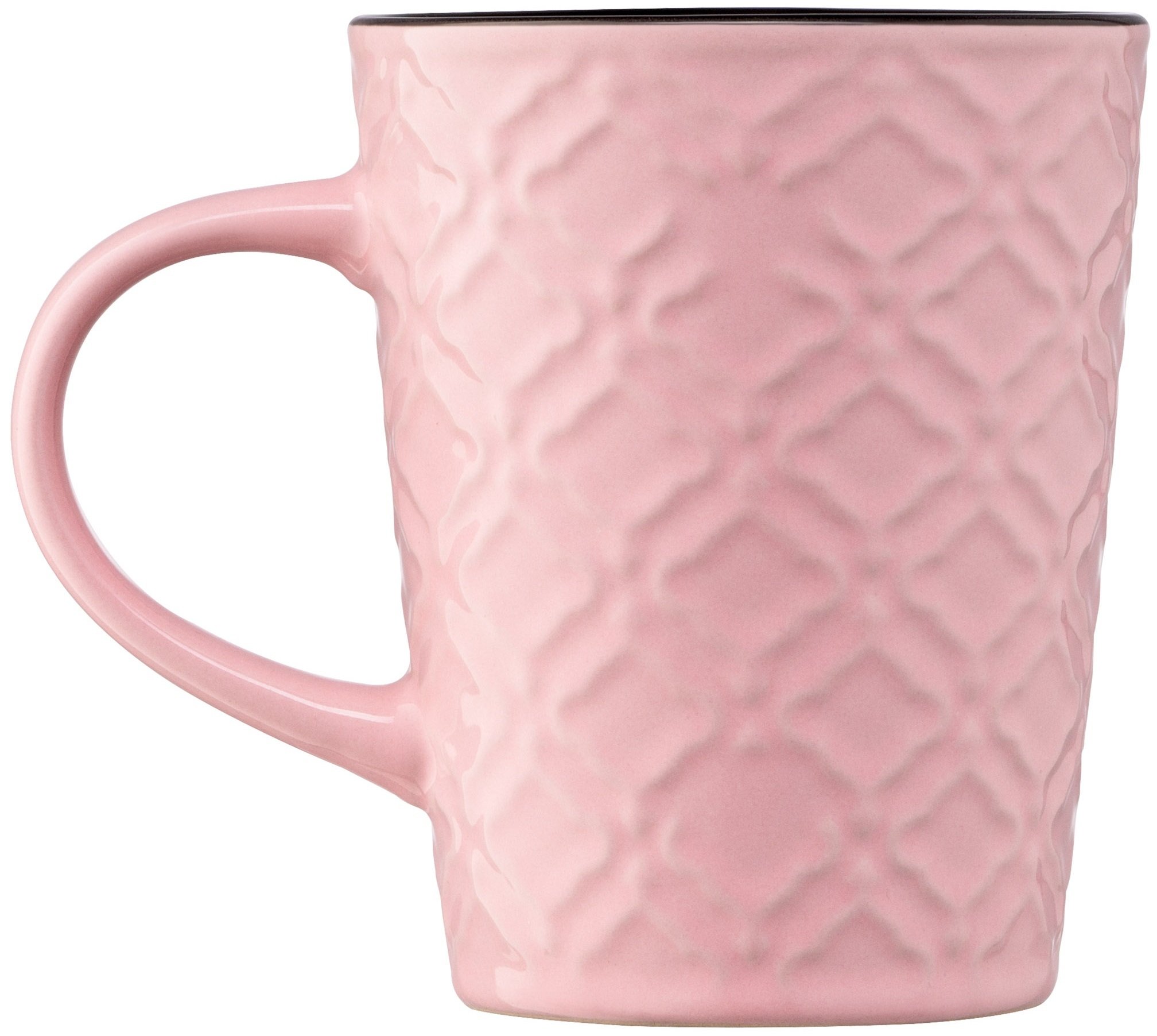 Чашка Ardesto Relief, 320 мл, рожева, кераміка (AR3474P)фото3
