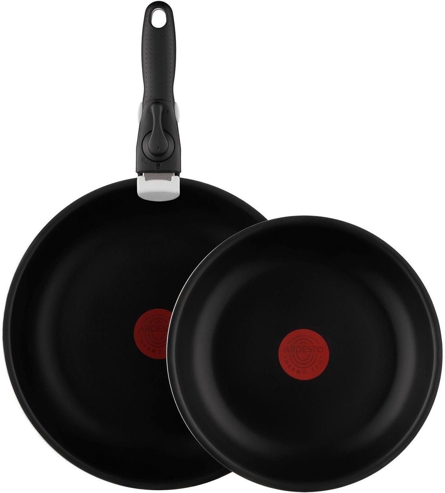 Набор сковород ARDESTO Gemini, 3 пр.:24,28 см, сьемн. руч, алюминий (AR1903GS) фото 2