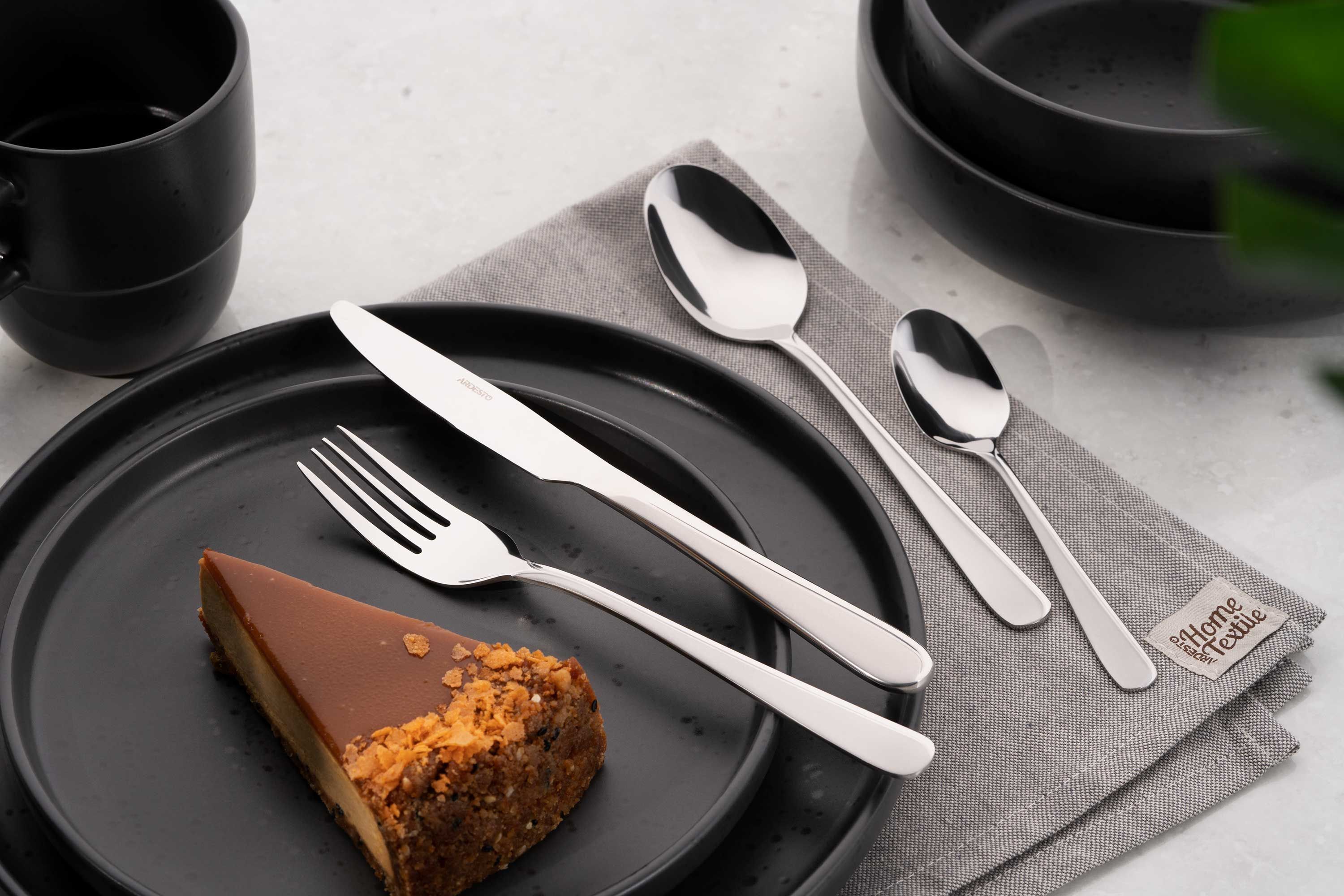 Набор столовых вилок Ardesto Black Mars Zenith 6 пр., нержавеющая сталь (AR0706ZF) фото 4