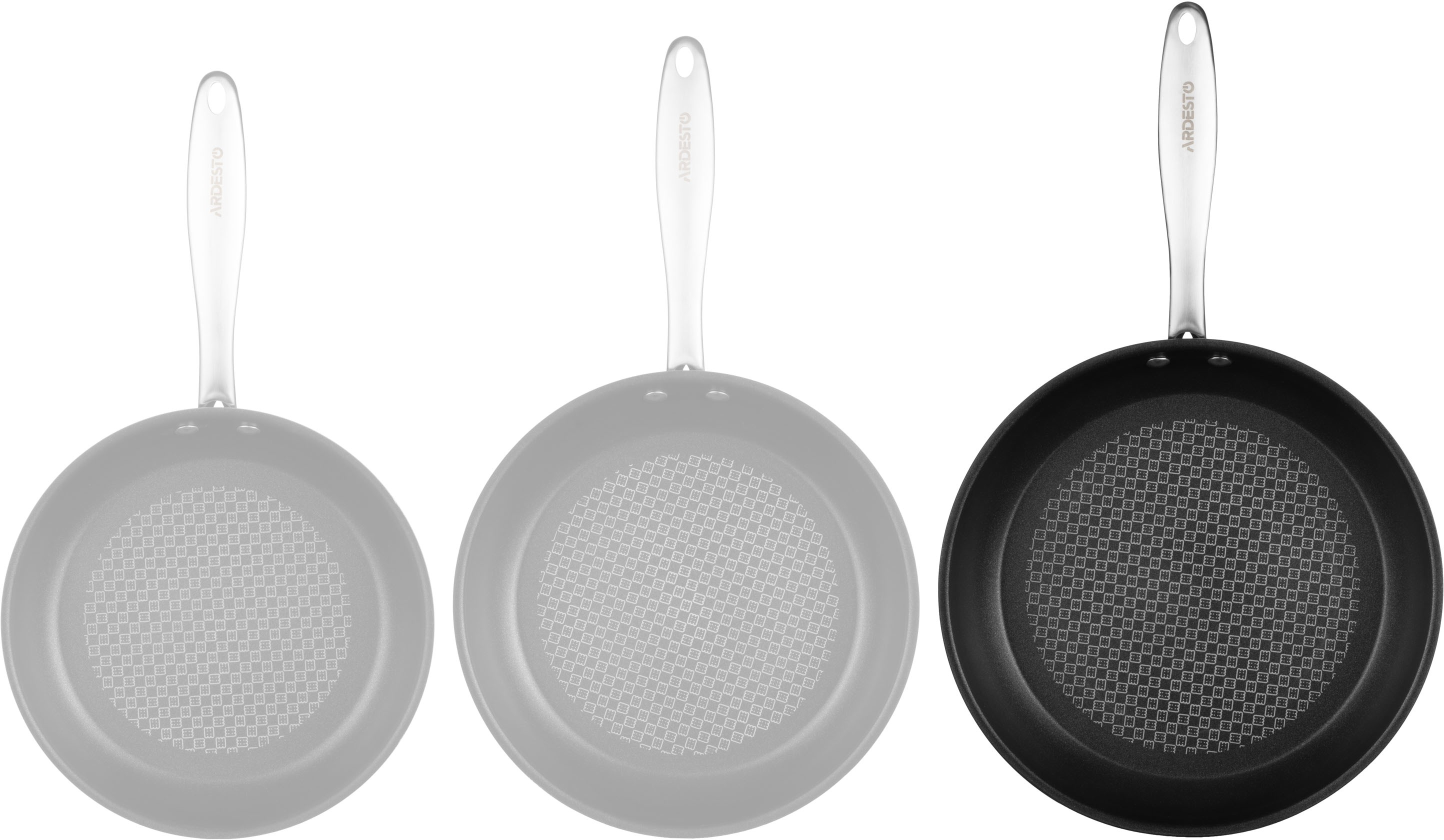 Сковорода ARDESTO Gemini Gazzo 28 см, сірий (AR1928GST)фото4