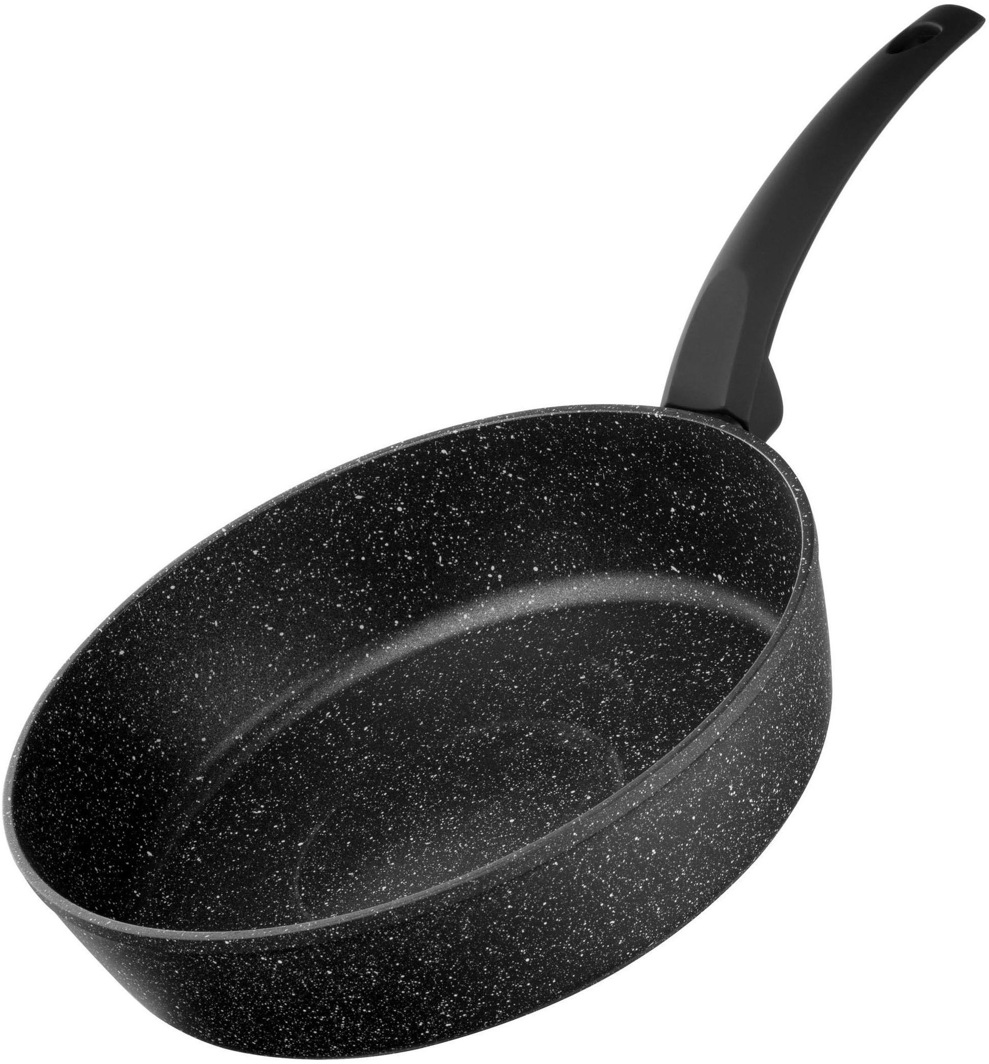 Сковорода ARDESTO Gemini Gourmet Viareggio с крышкой 26 см, черный, алюминий (AR1926GDL) фото 