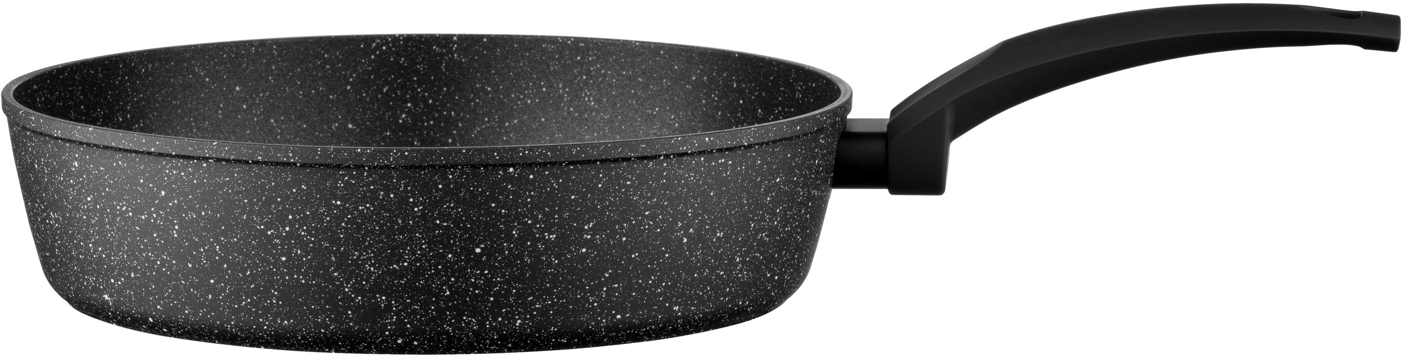 Сковорода ARDESTO Gemini Gourmet Viareggio с крышкой 28 см, черный, алюминий (AR1928GDL) фото 